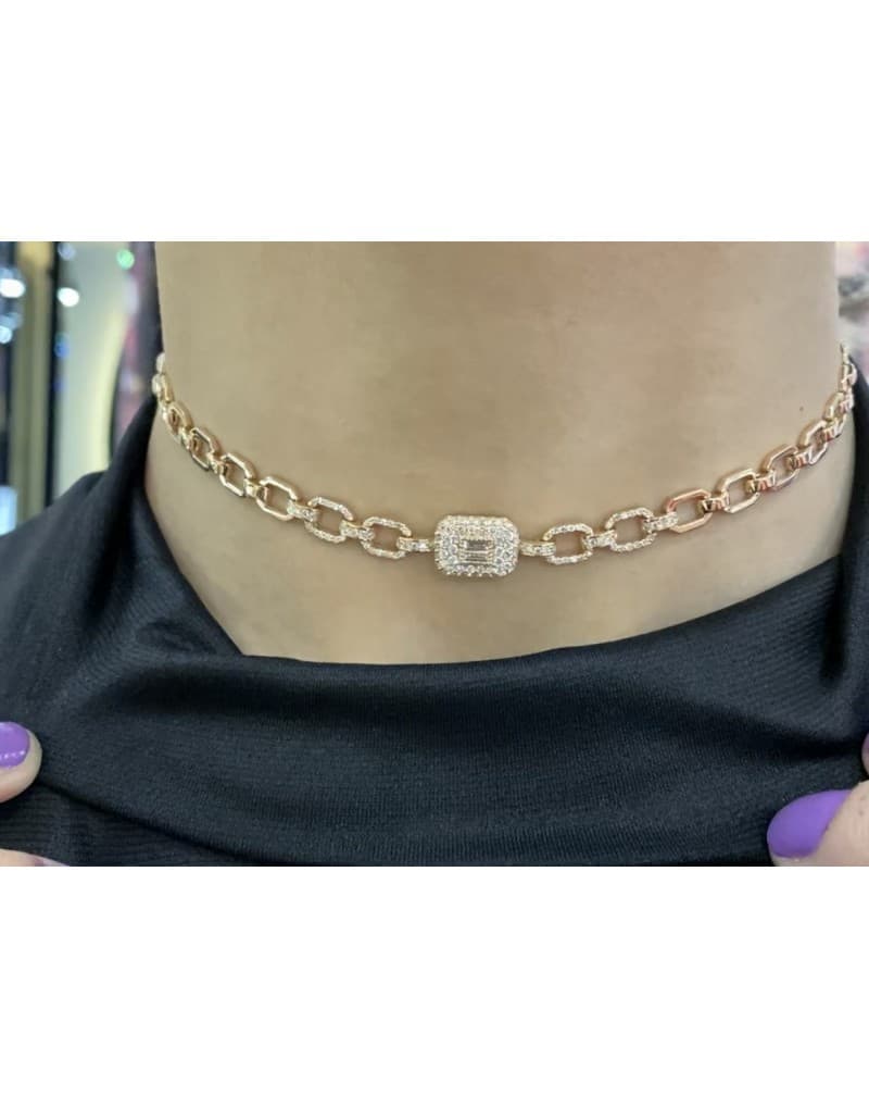 Siena Choker Pırlanta Kolye