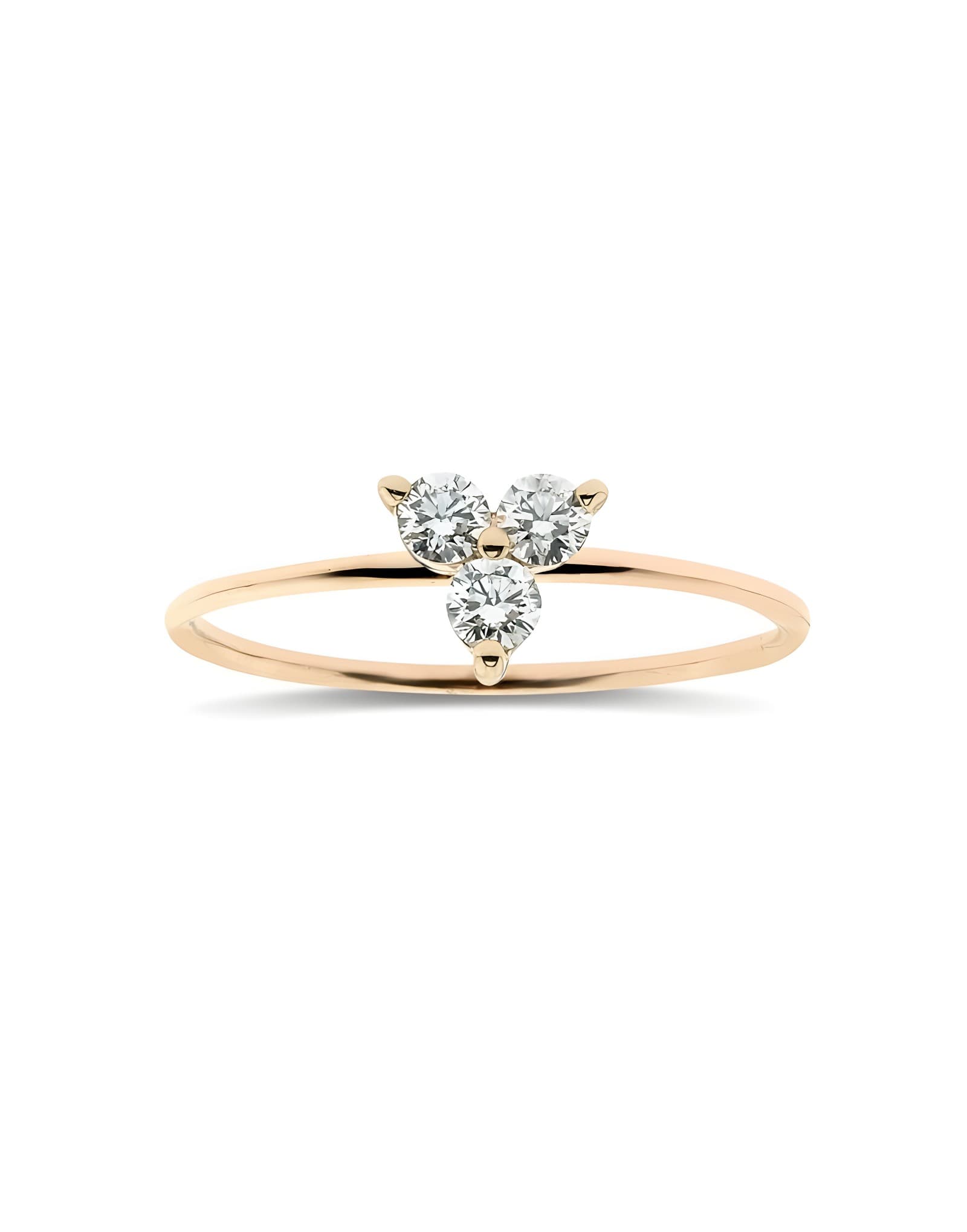 Trio 0.18ct F Rengi Pırlanta Yüzük