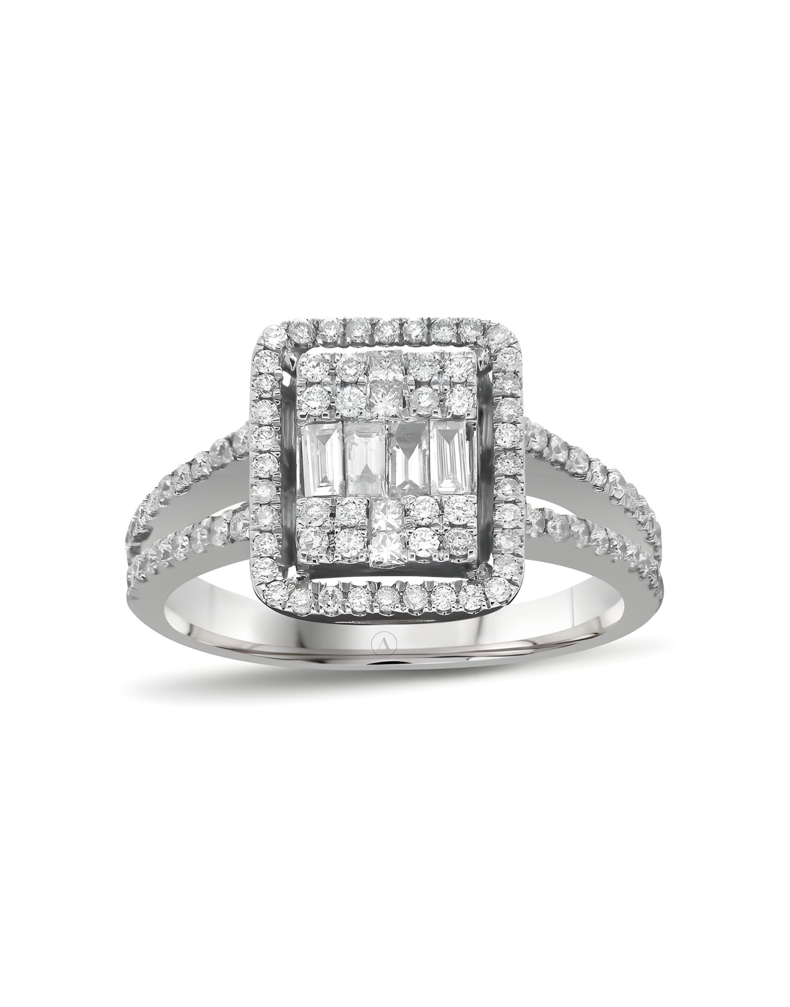 1.43ct E Rengi Baget Pırlanta Yüzük