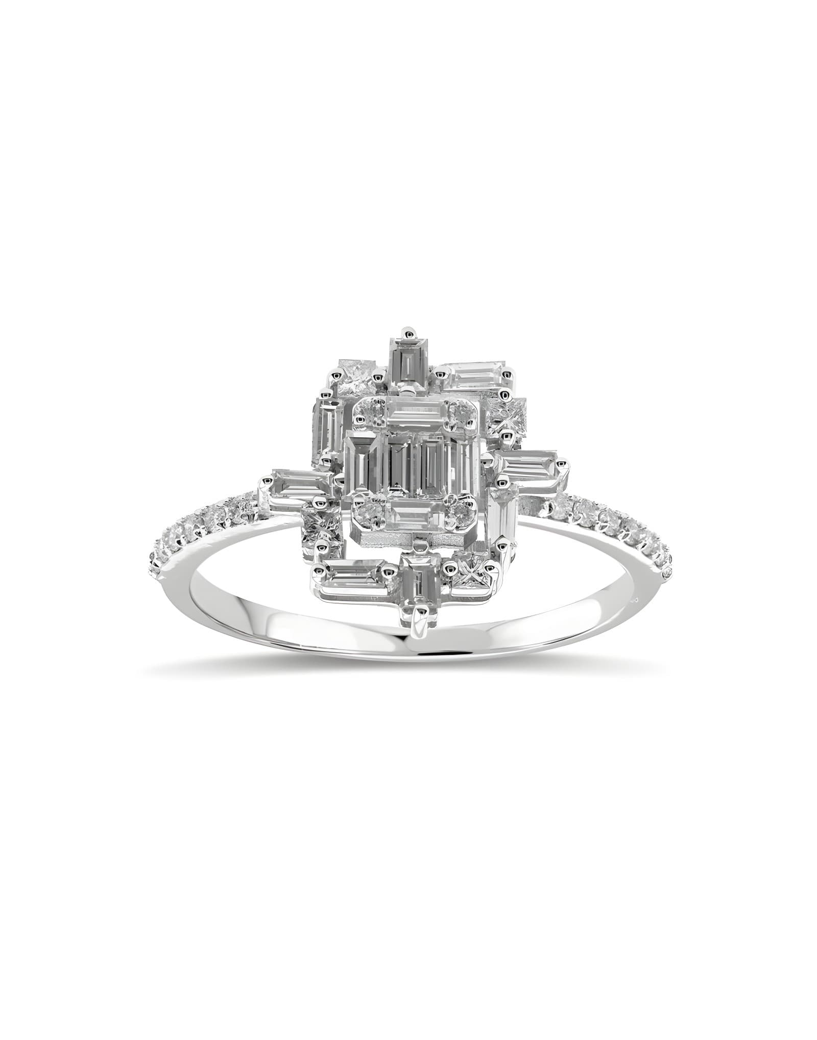 0.45ct F rengi Baget Yüzük