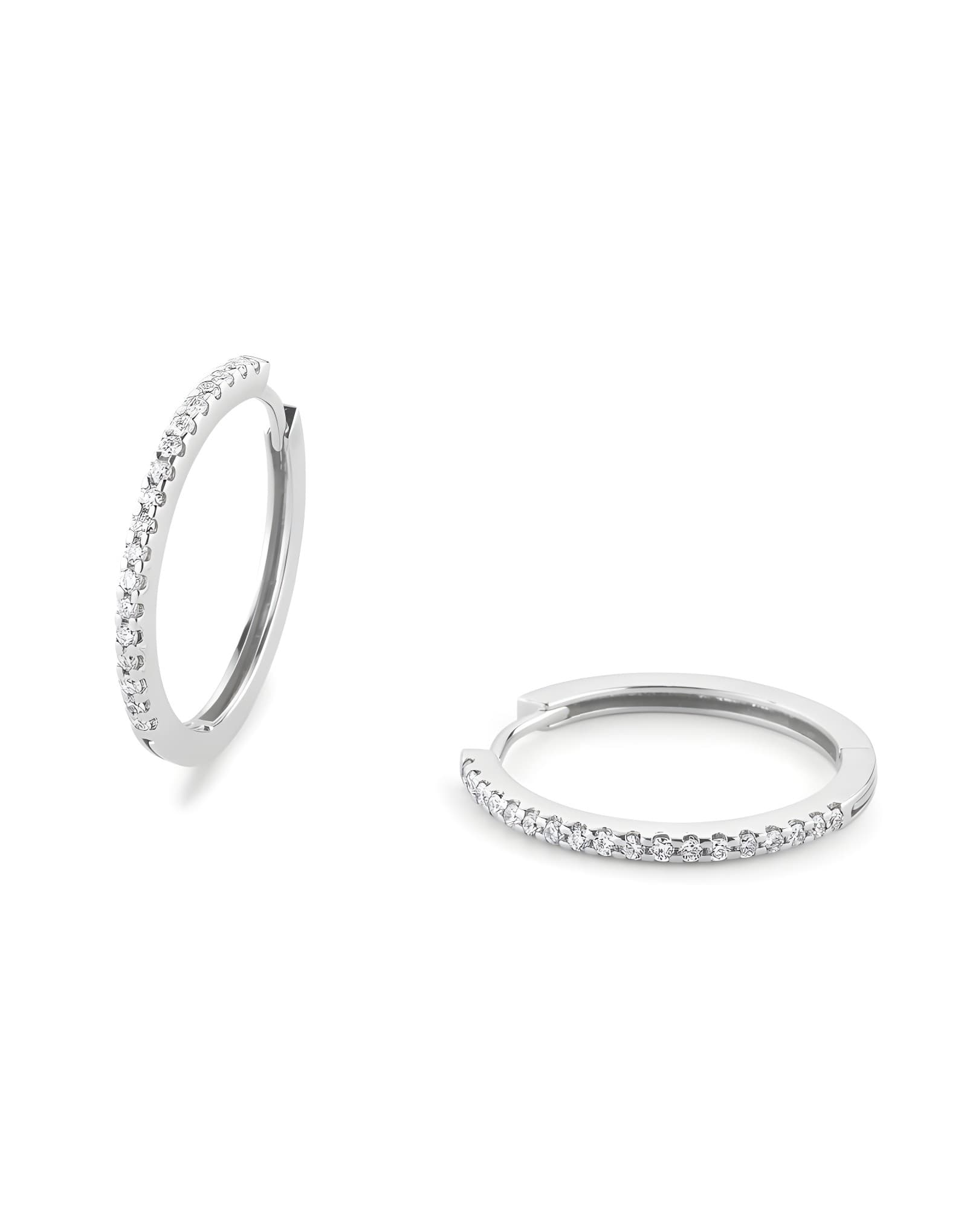 0.43ct Pırlanta Halka Küpe