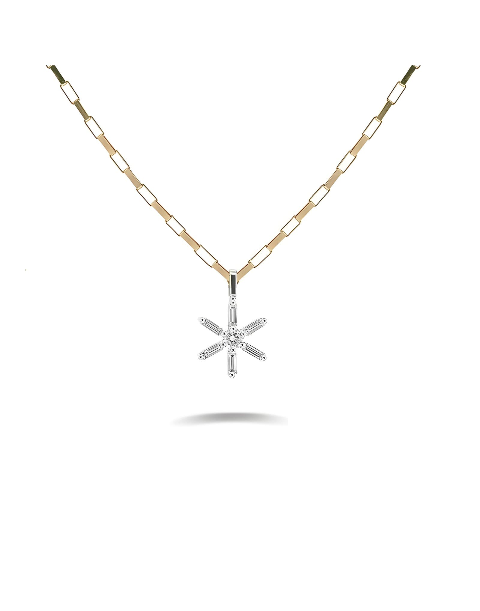 0.30ct Kar tanesi Pırlanta Kolye
