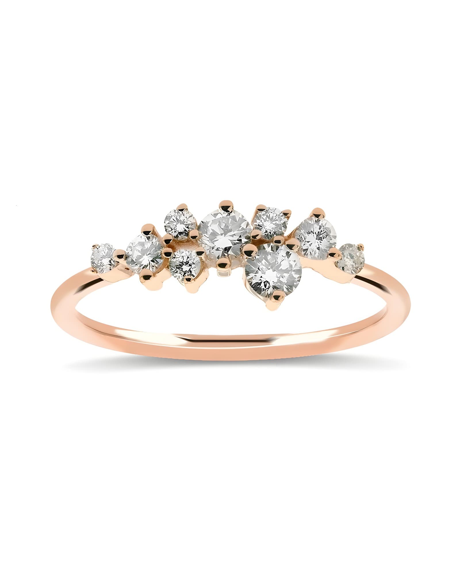 0.40ct F Rengi Günlük Stil Yüzük