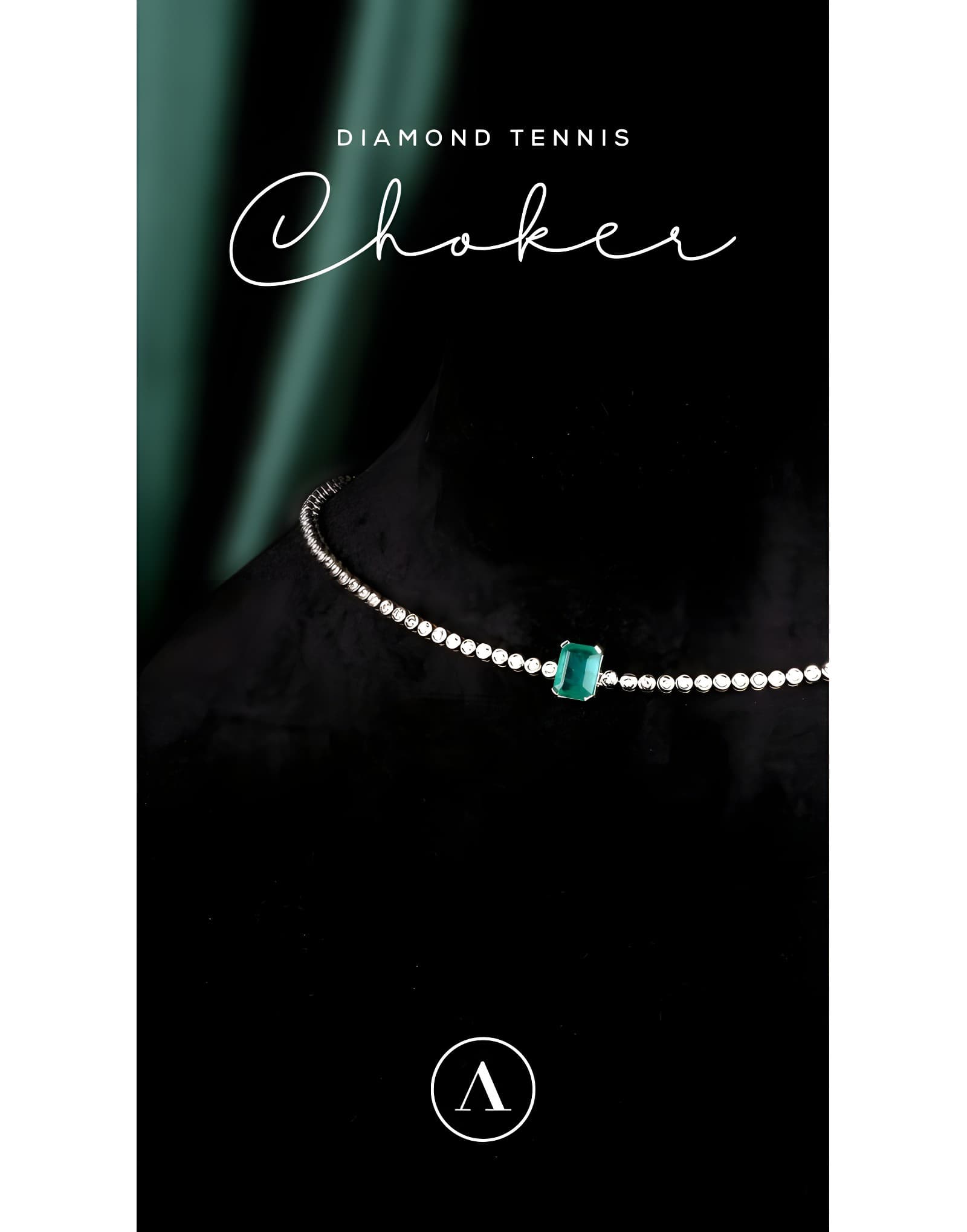 Pırlanta Tennis Choker