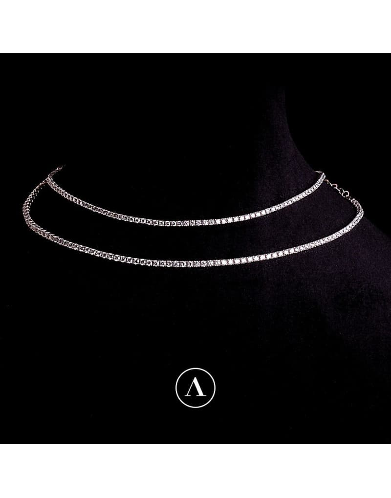 Choker tennis 2.15ct F Rengi