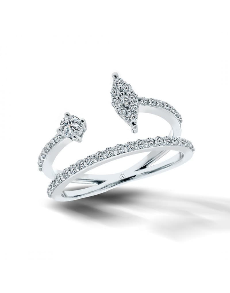 0.60ct F VS Pırlanta İkili Yüzük