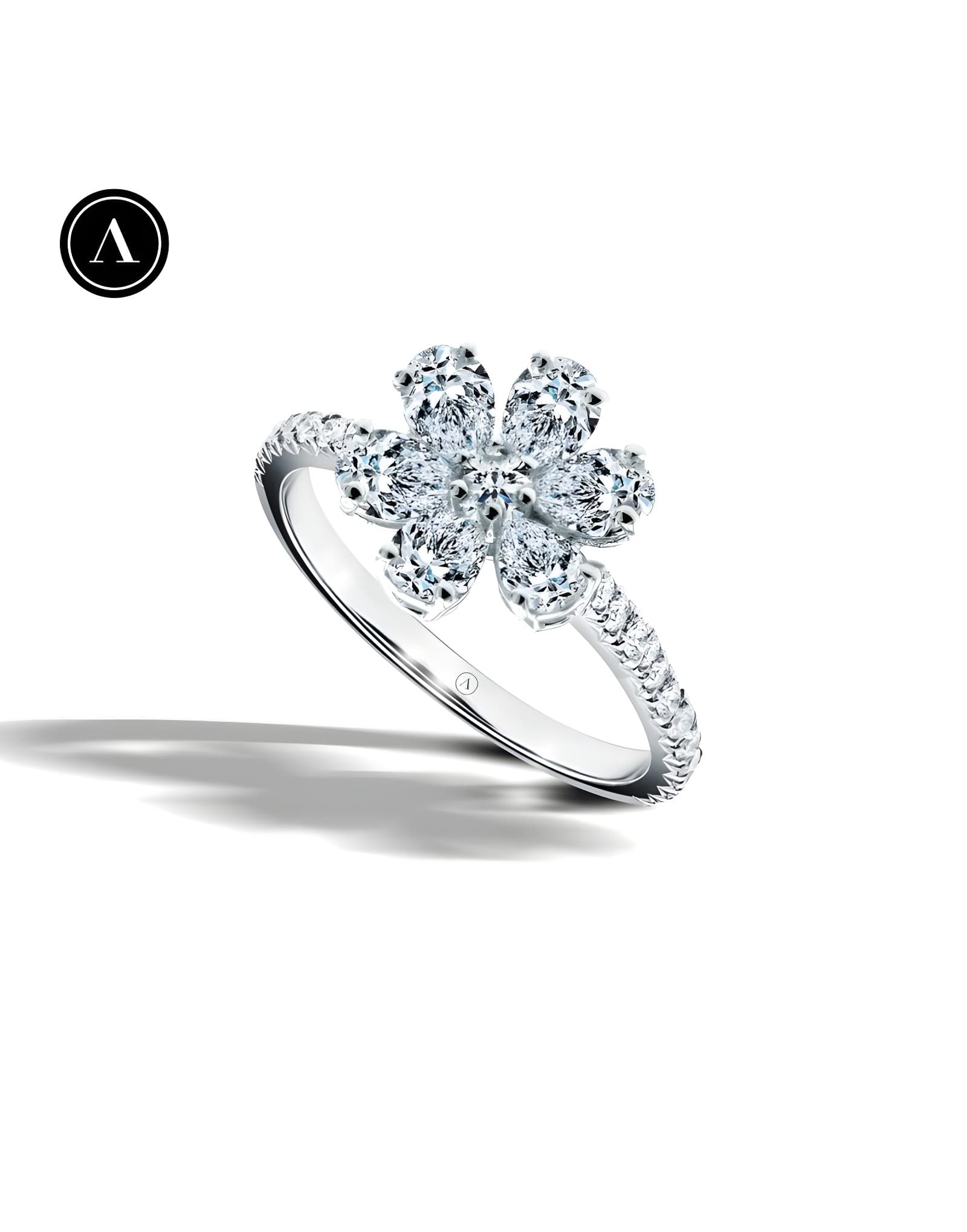1.35ct F vs Damla Pırlanta Yüzük