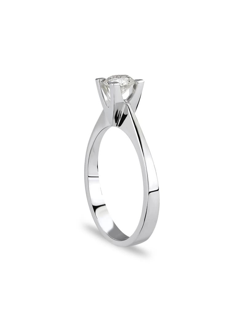 0.11ct F Rengi Pırlanta Tektaş Yüzük