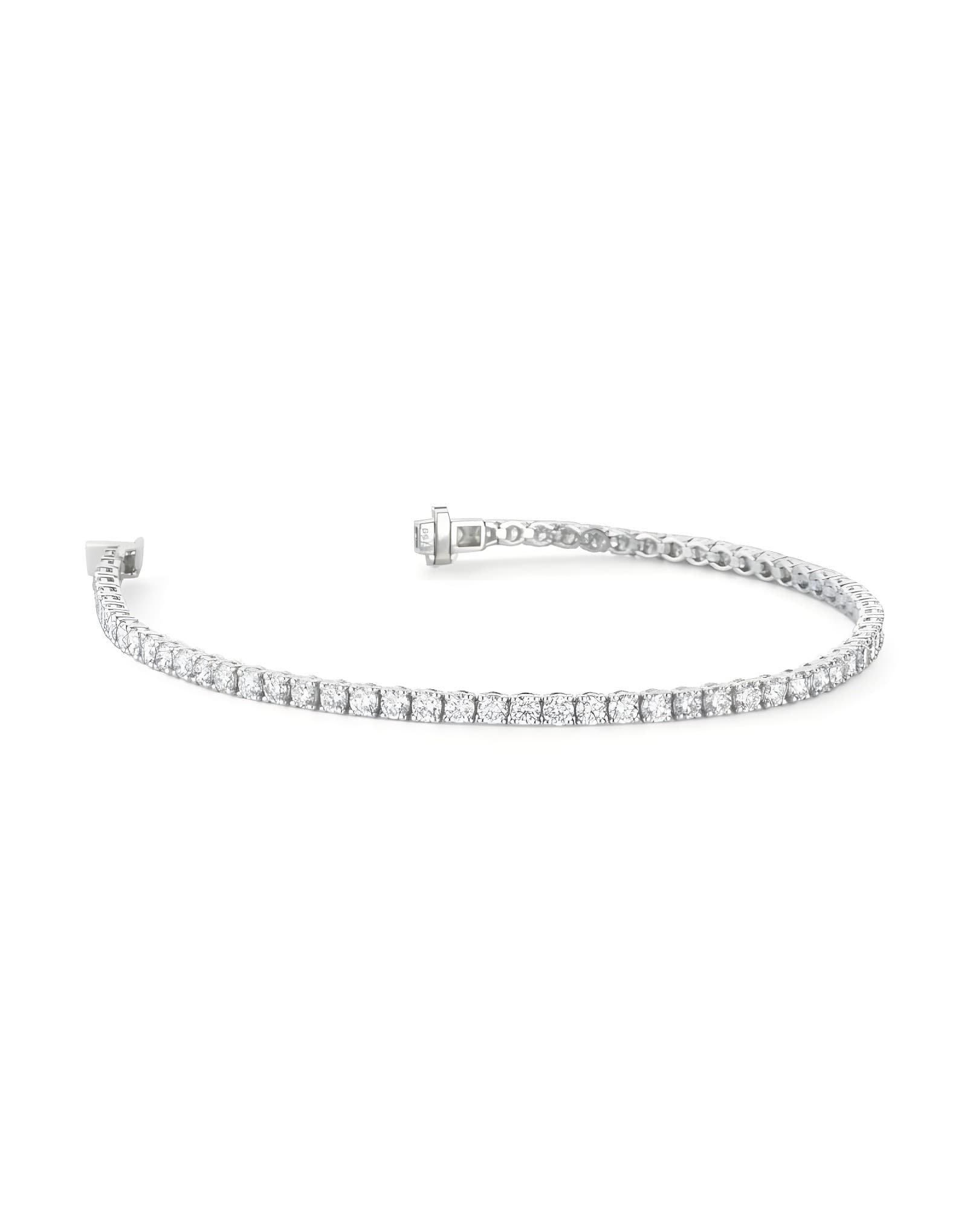 4.20ct F Rengi Pırlanta Suyolu bileklik