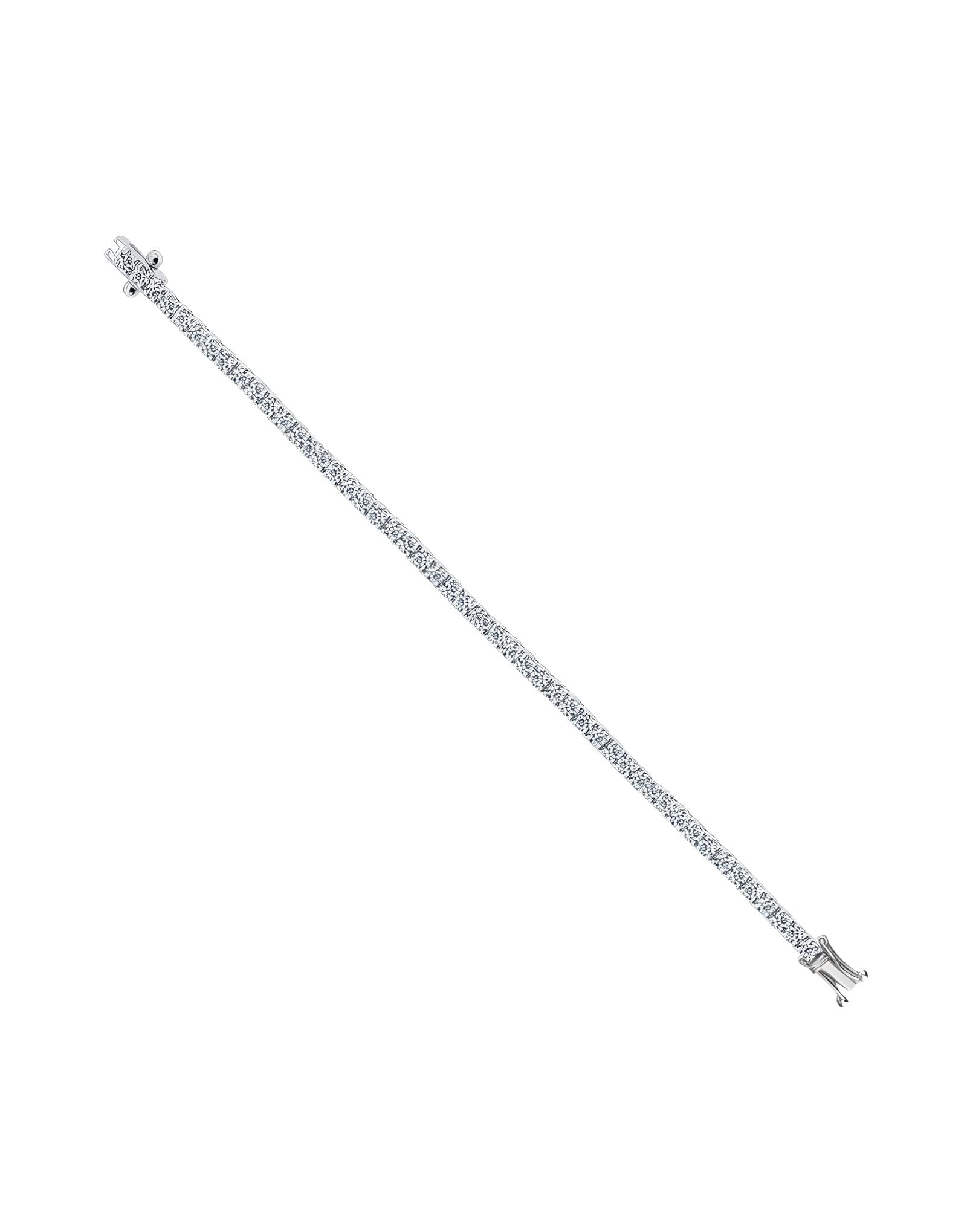 3.66ct F Rengi Pırlanta Suyolu Bileklik