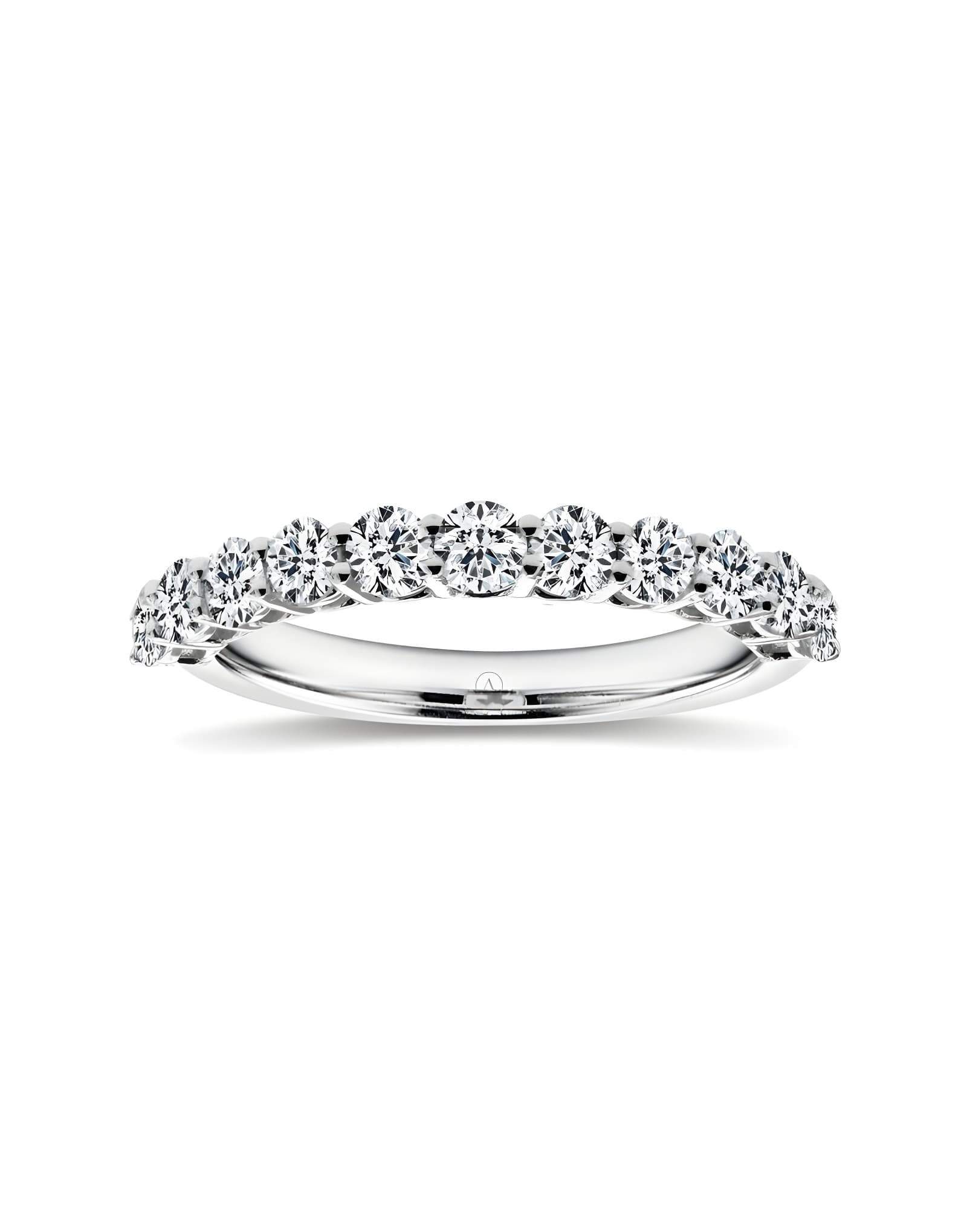 0.92ct F Rengi Pırlanta Yarım Tur Yüzük