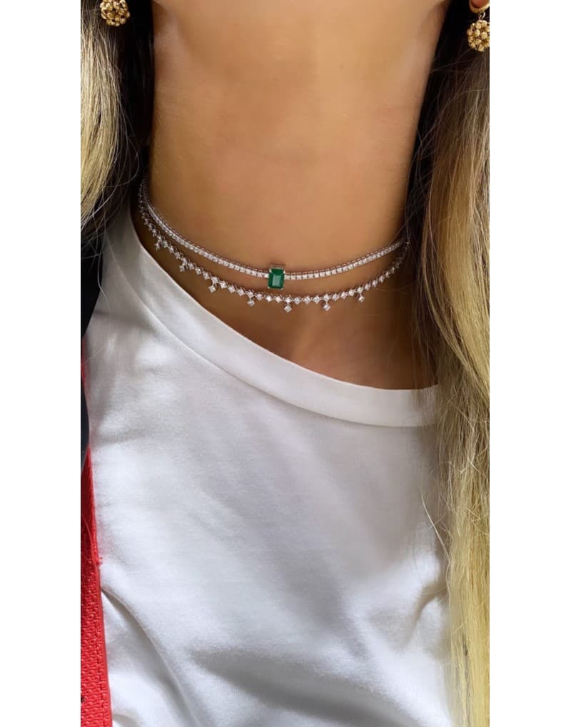 3.10ct F Rengi Sallantılı Tennis Choker