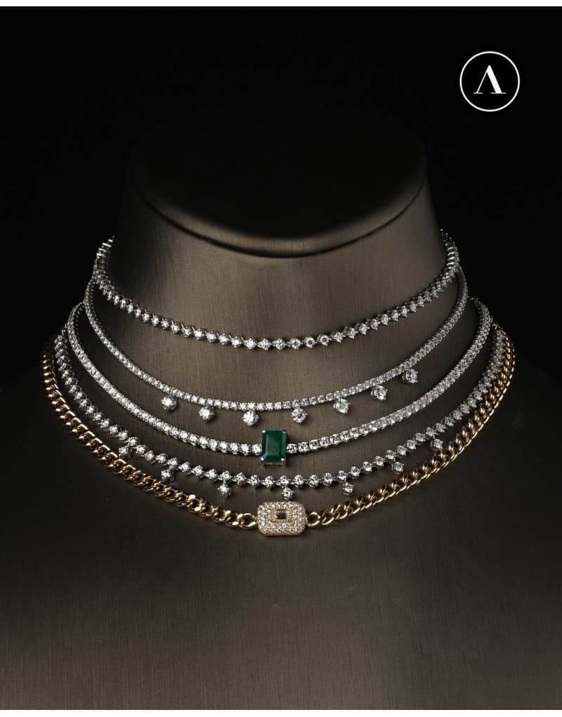 3.10ct F Rengi Sallantılı Tennis Choker