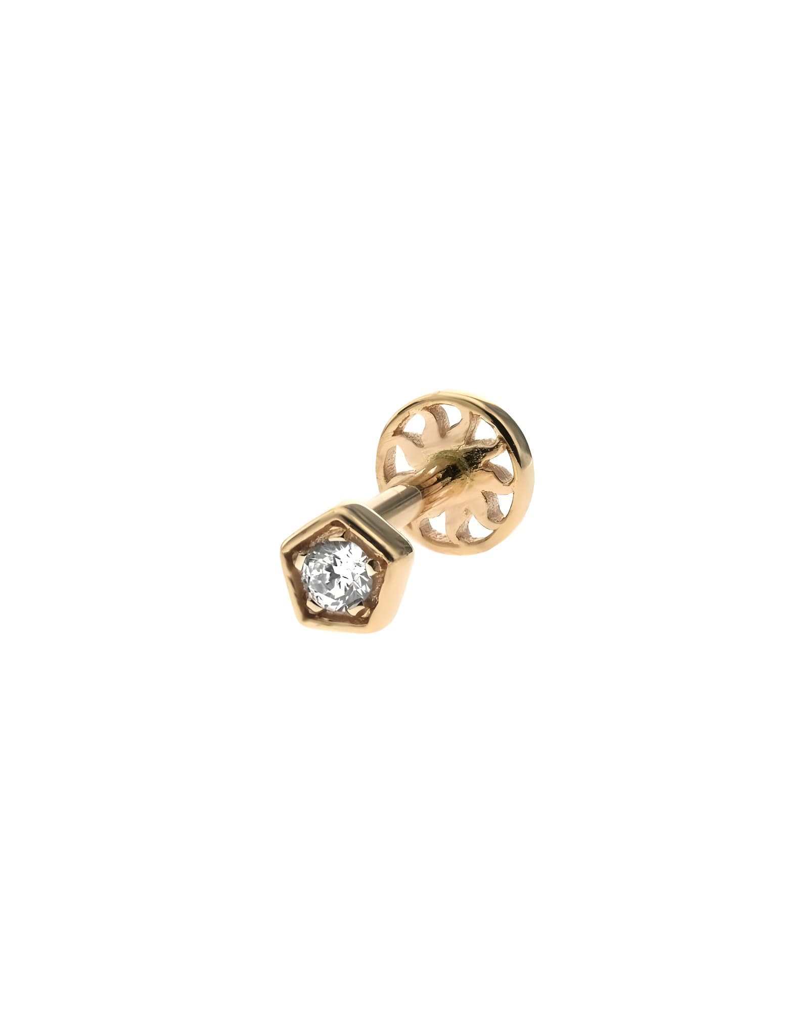 Tragus Pentagon pırlanta küpe