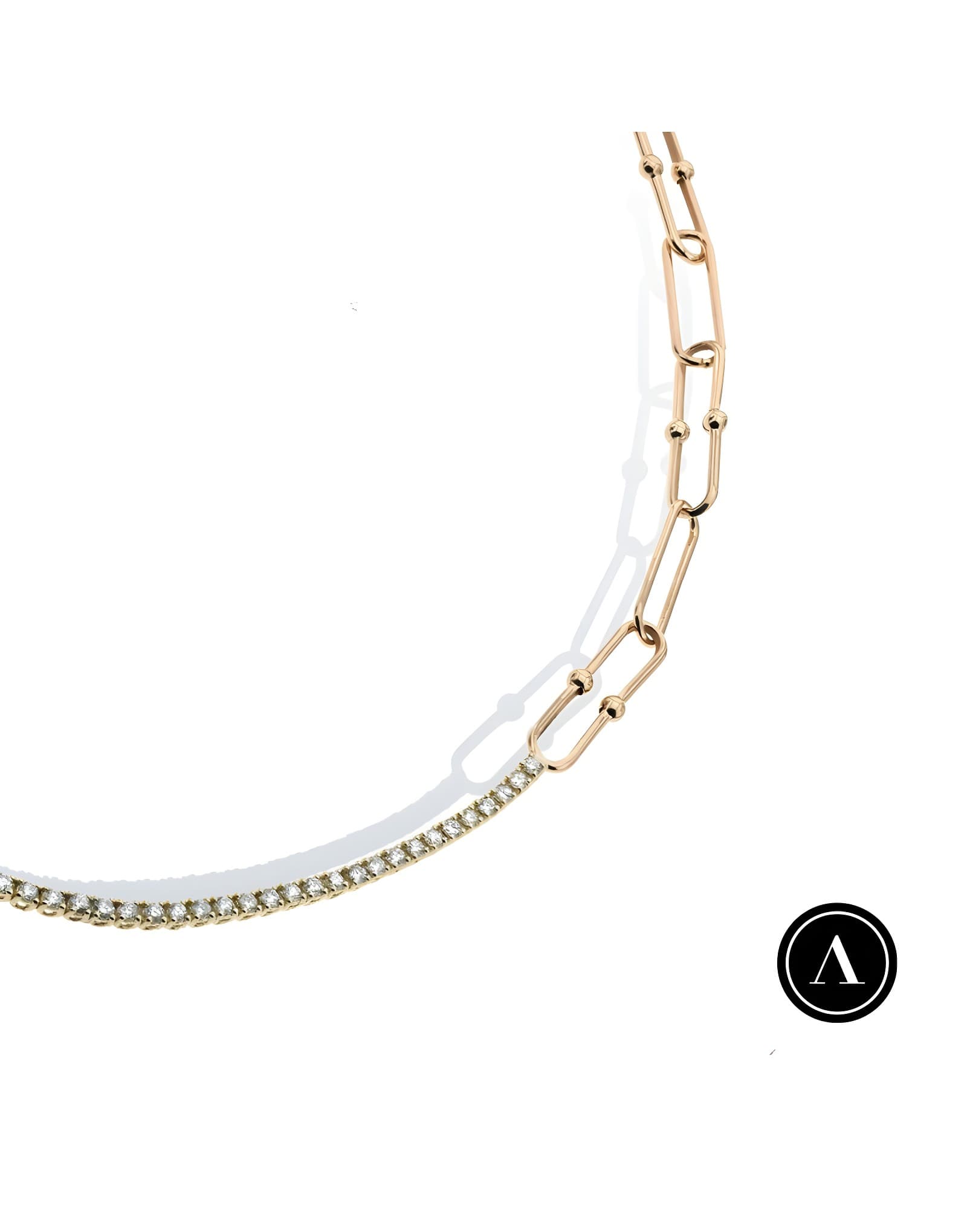2.10ct tennis chain choker