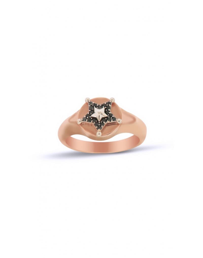 HRD 0.52ct F Rengi Pırlanta Tektaş Altın Yüzük