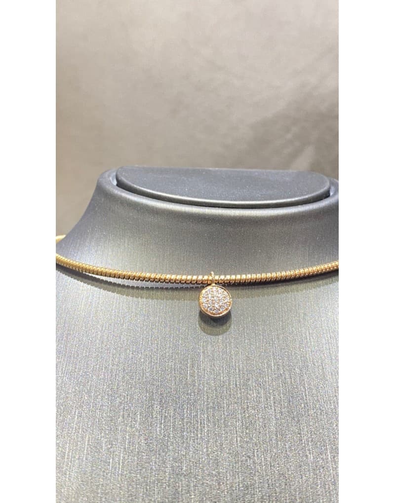 Pırlanta Sallantılı Choker