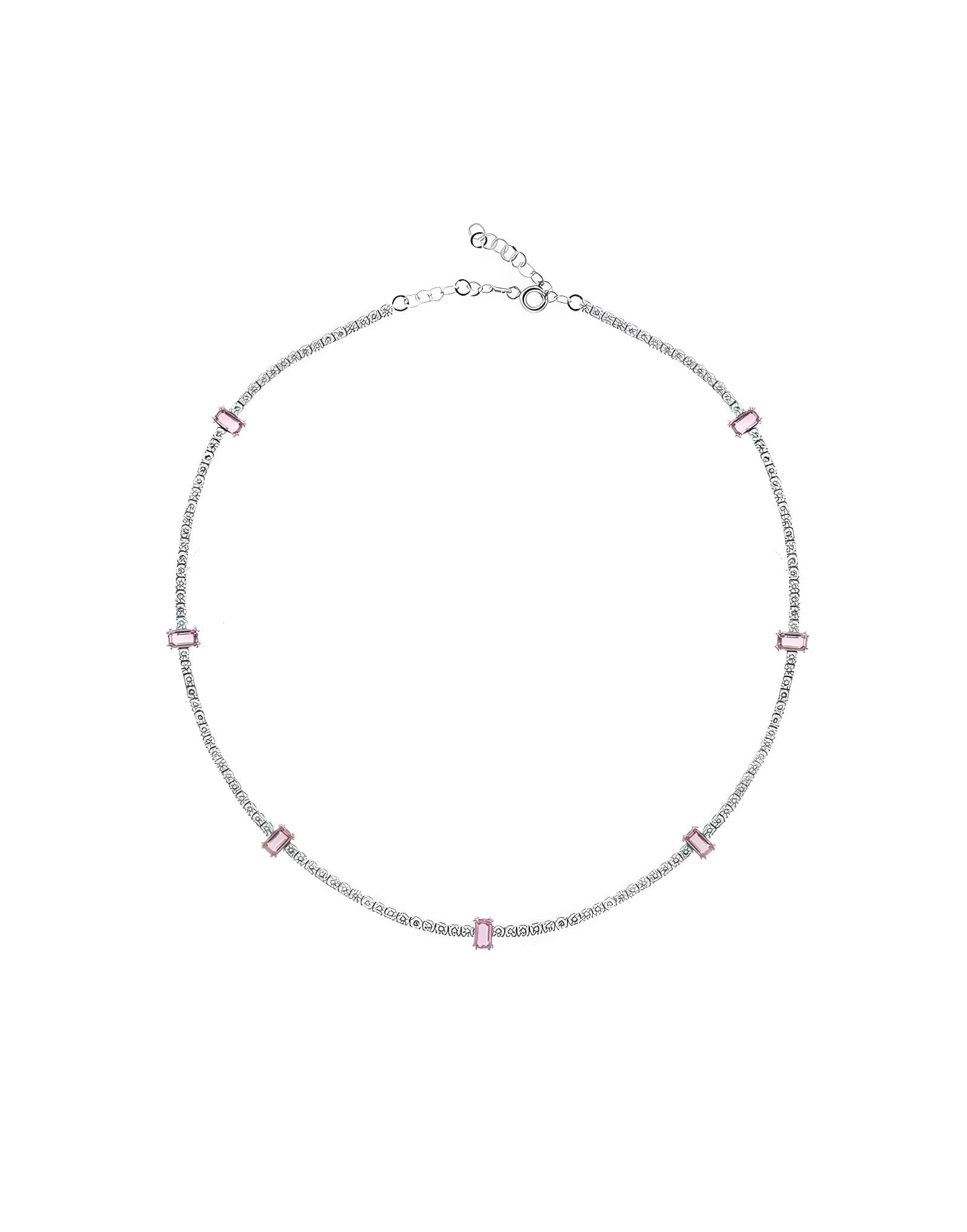 Pinky Safir Pırlanta Choker