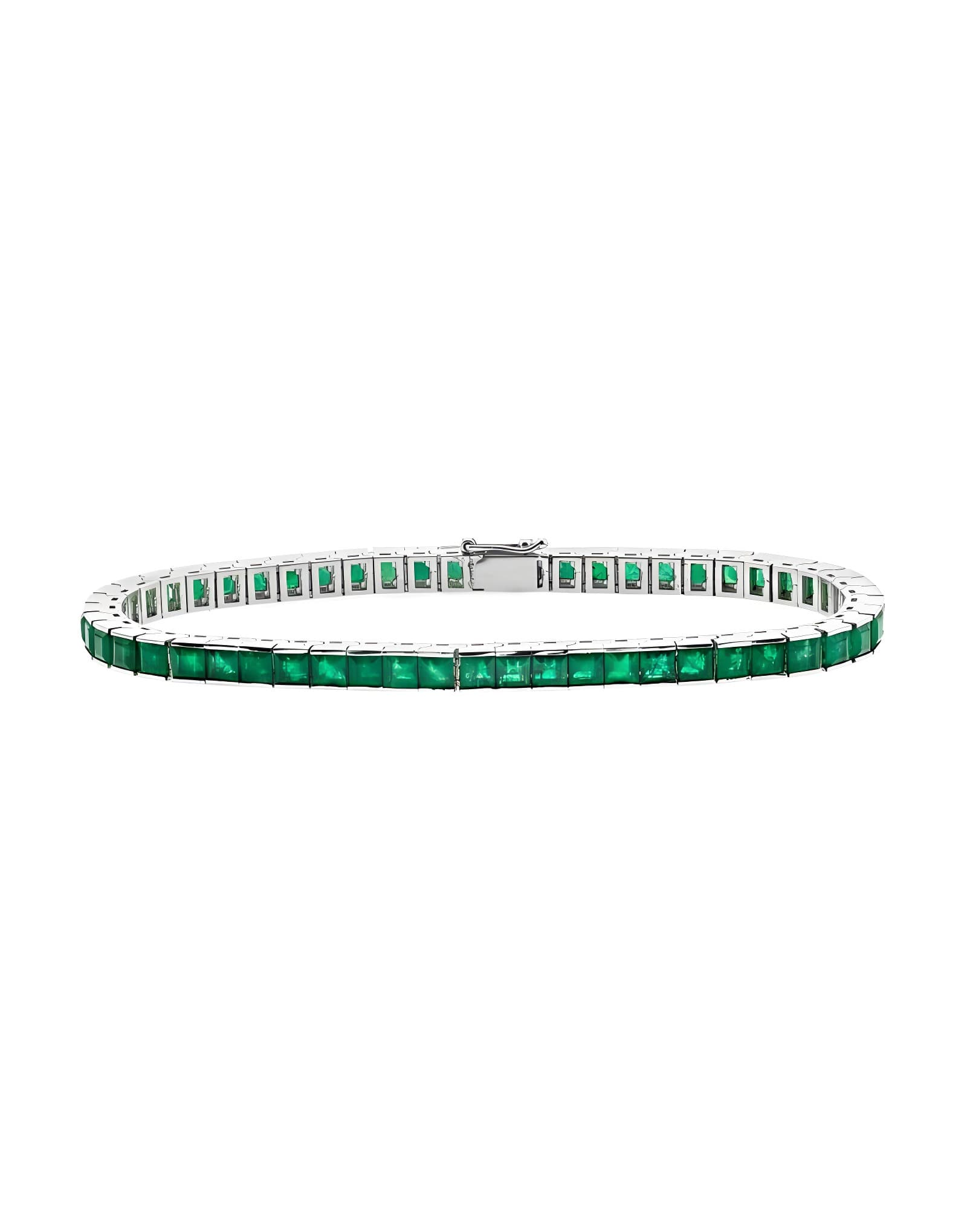 18K 12.05ct Zümrüt Suyolu Bileklik