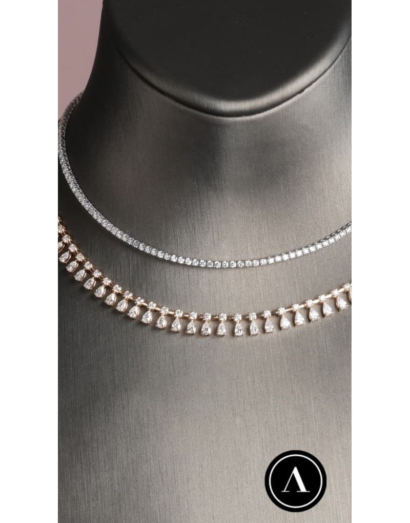 4.60ct Damla Pırlanta Choker