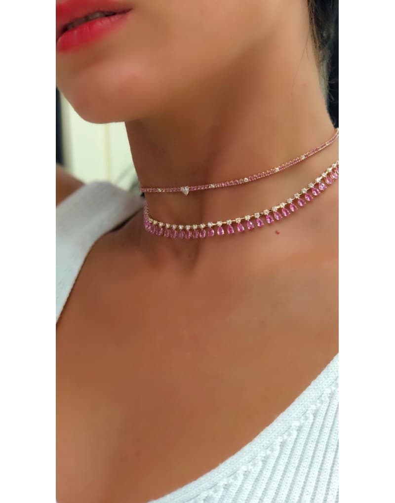 Pinky Pear Choker