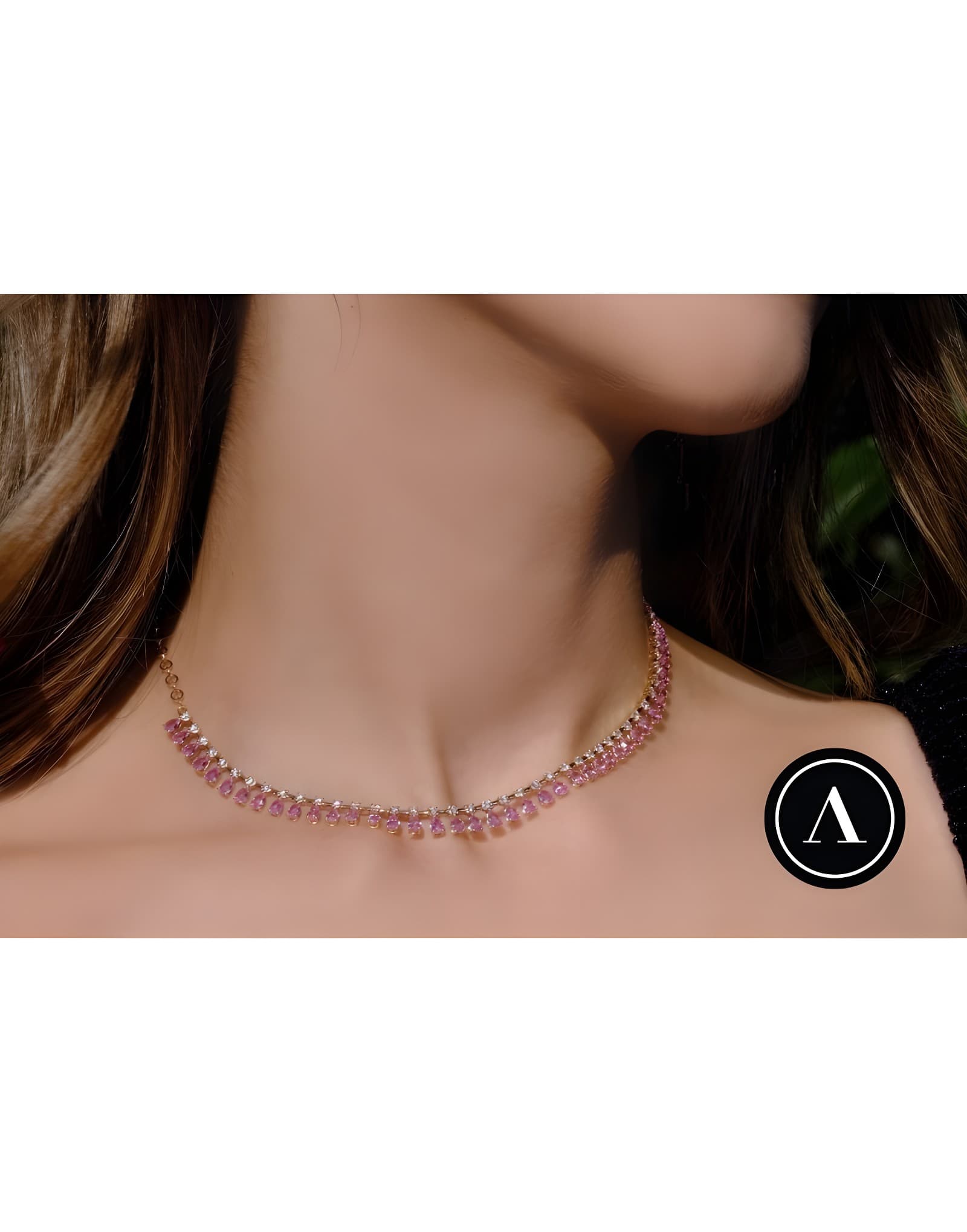 Pinky Pear Choker