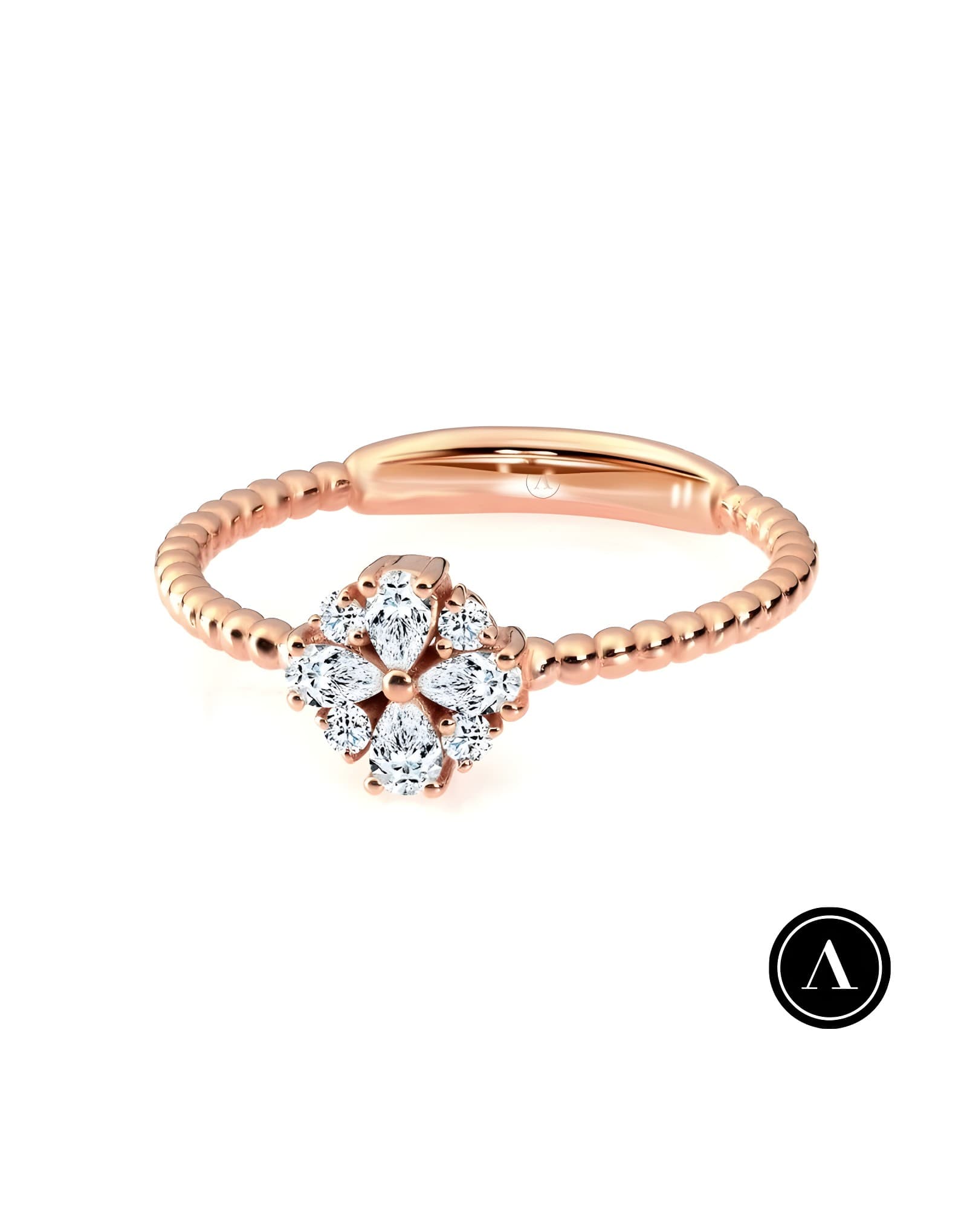 0.25ct F Rengi Günlük Stil Yüzük