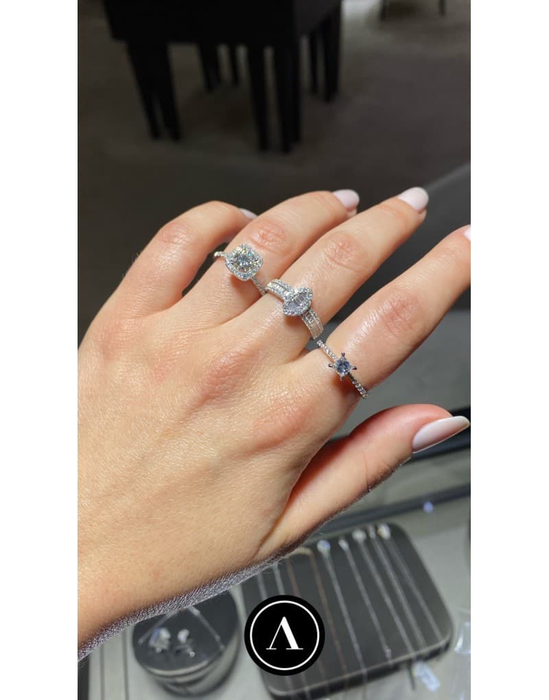 4 Markiz 0.90 ct Stil Küpe