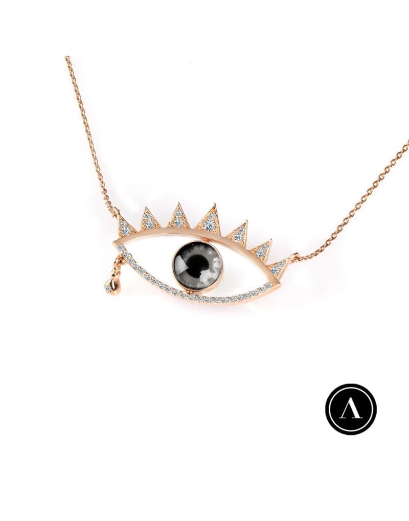 'Your Eyes' 0.40ct Pırlanta Göz Kolye
