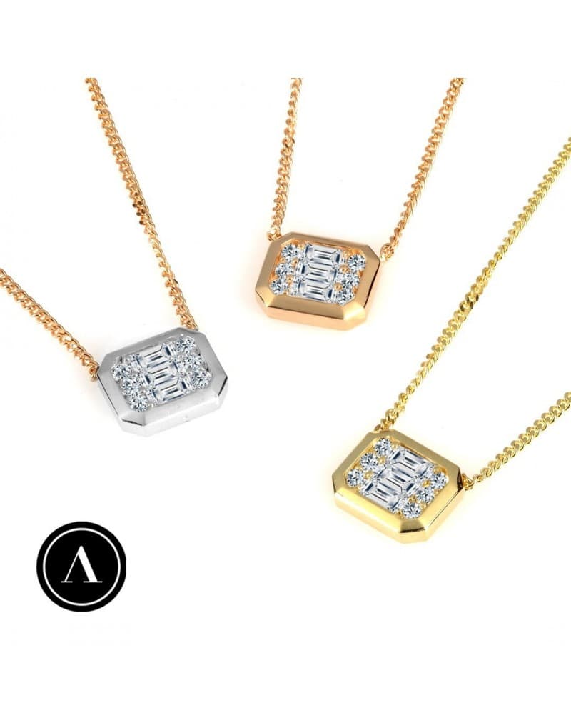 Roxanne Baguette Necklace