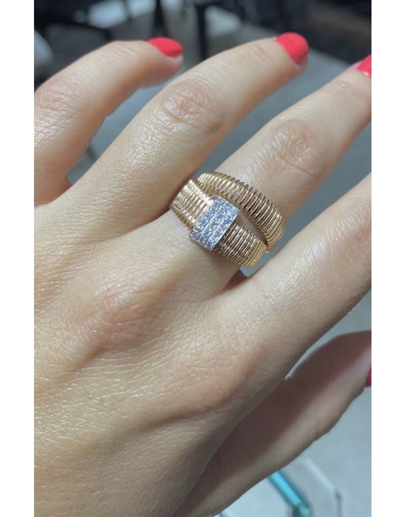 Tals Rectangle 0.20ct Pırlanta Yüzük