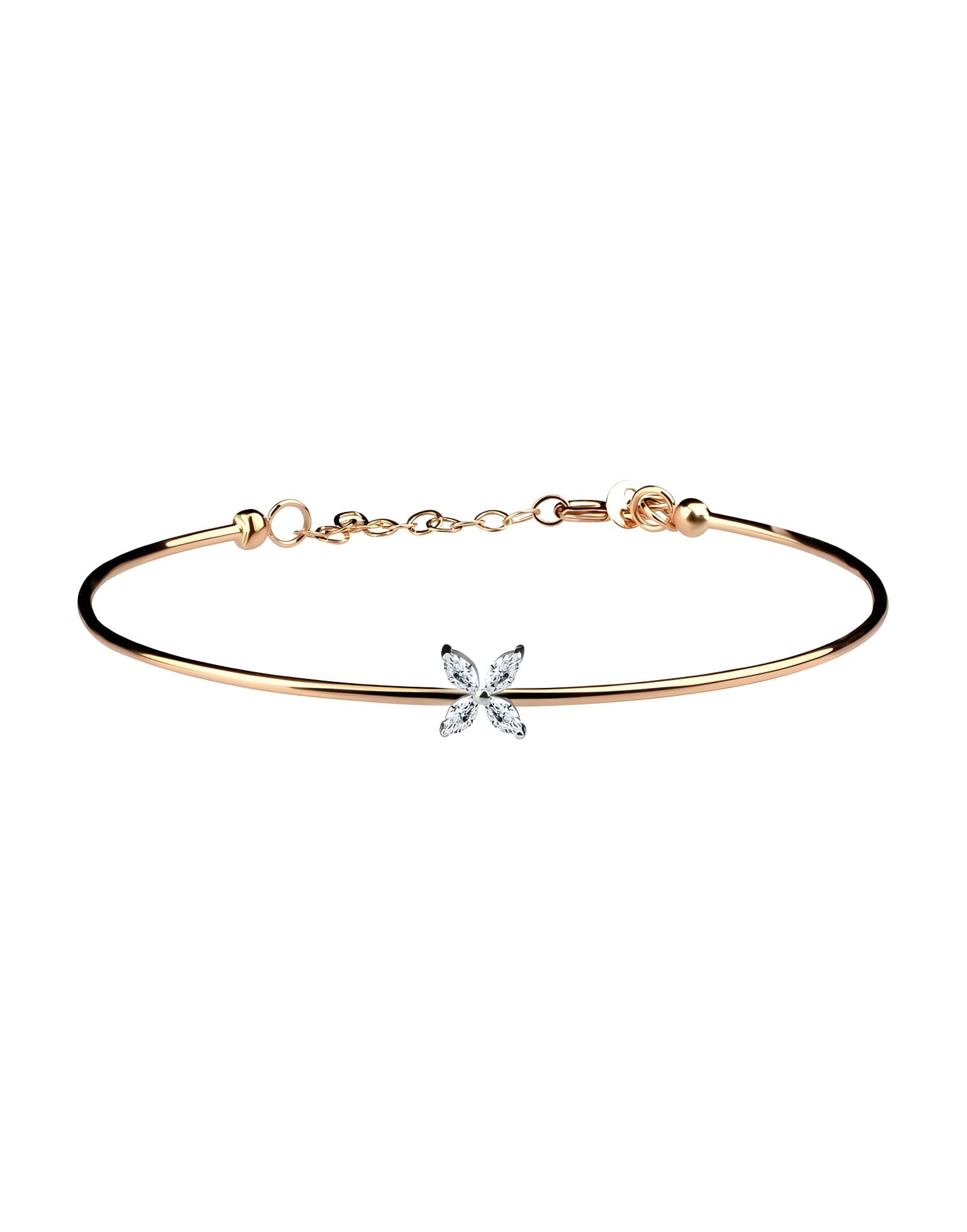 0.25ct F Rengi Pırlanta Altın Günlük Bileklik