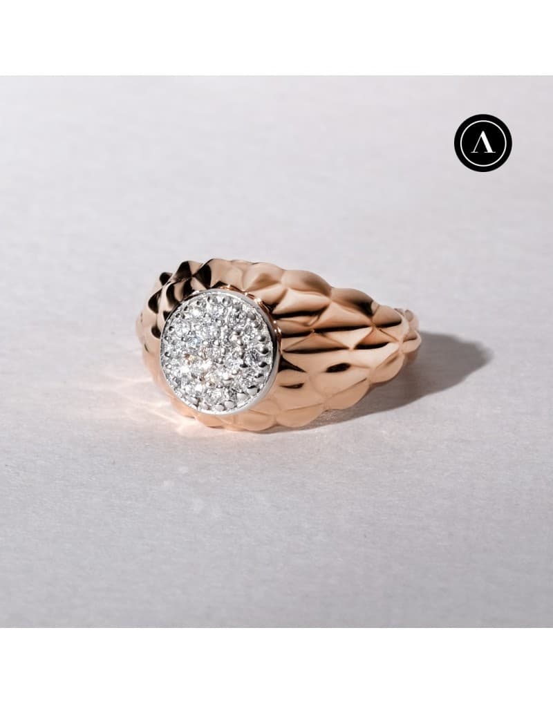 0.20ct Şövalye Pırlanta Altın Yüzük