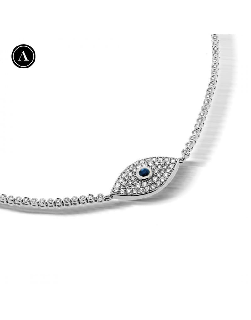 1.28ct F Rengi Pırlanta Suyolu Altın Kolye