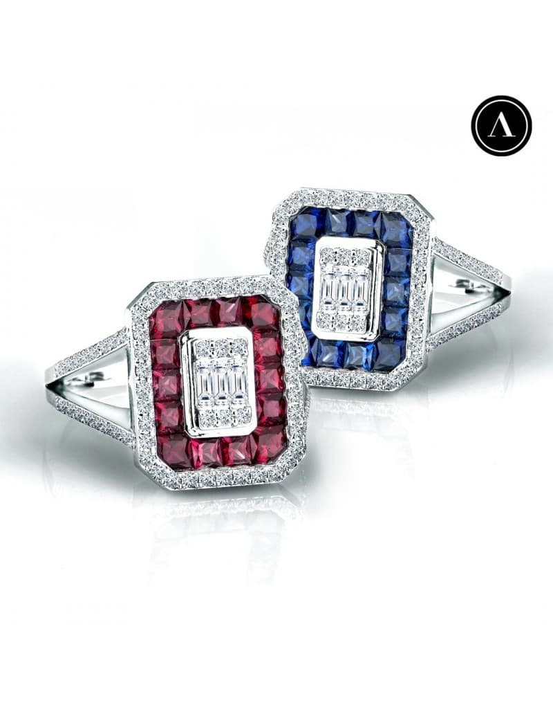 Arco Sapphire Altın Küpe
