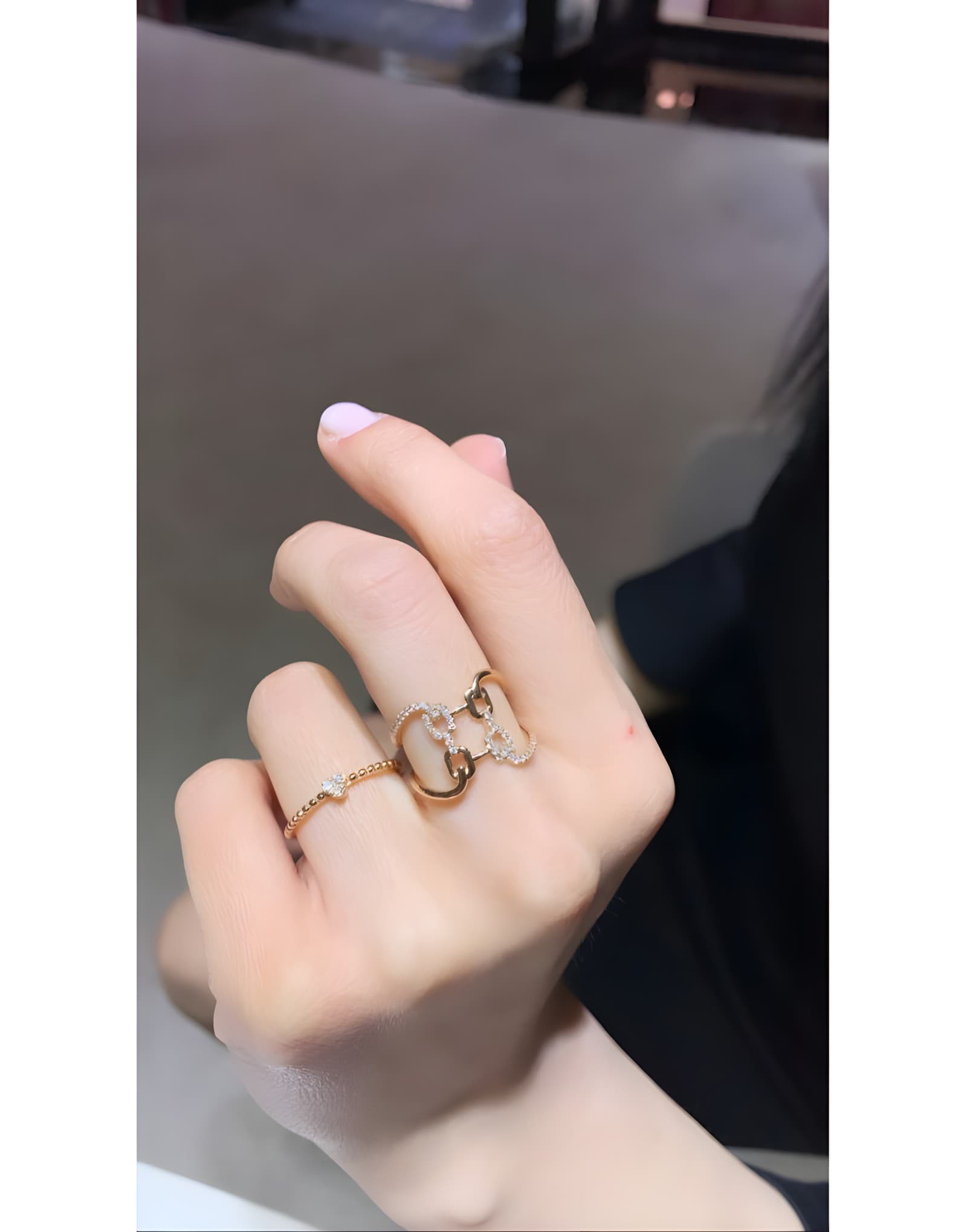 Tasarım Roz Altın 0.25ct F Rengi Yüzük