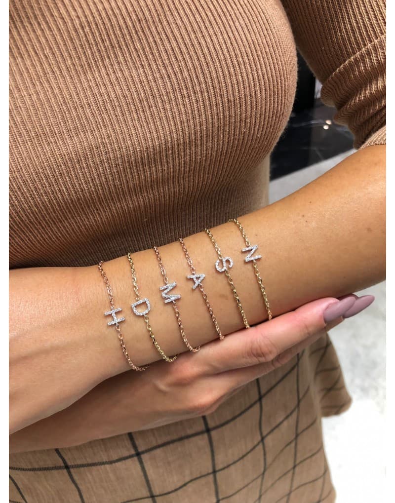 Bottega Pırlantalı Altın Küpe