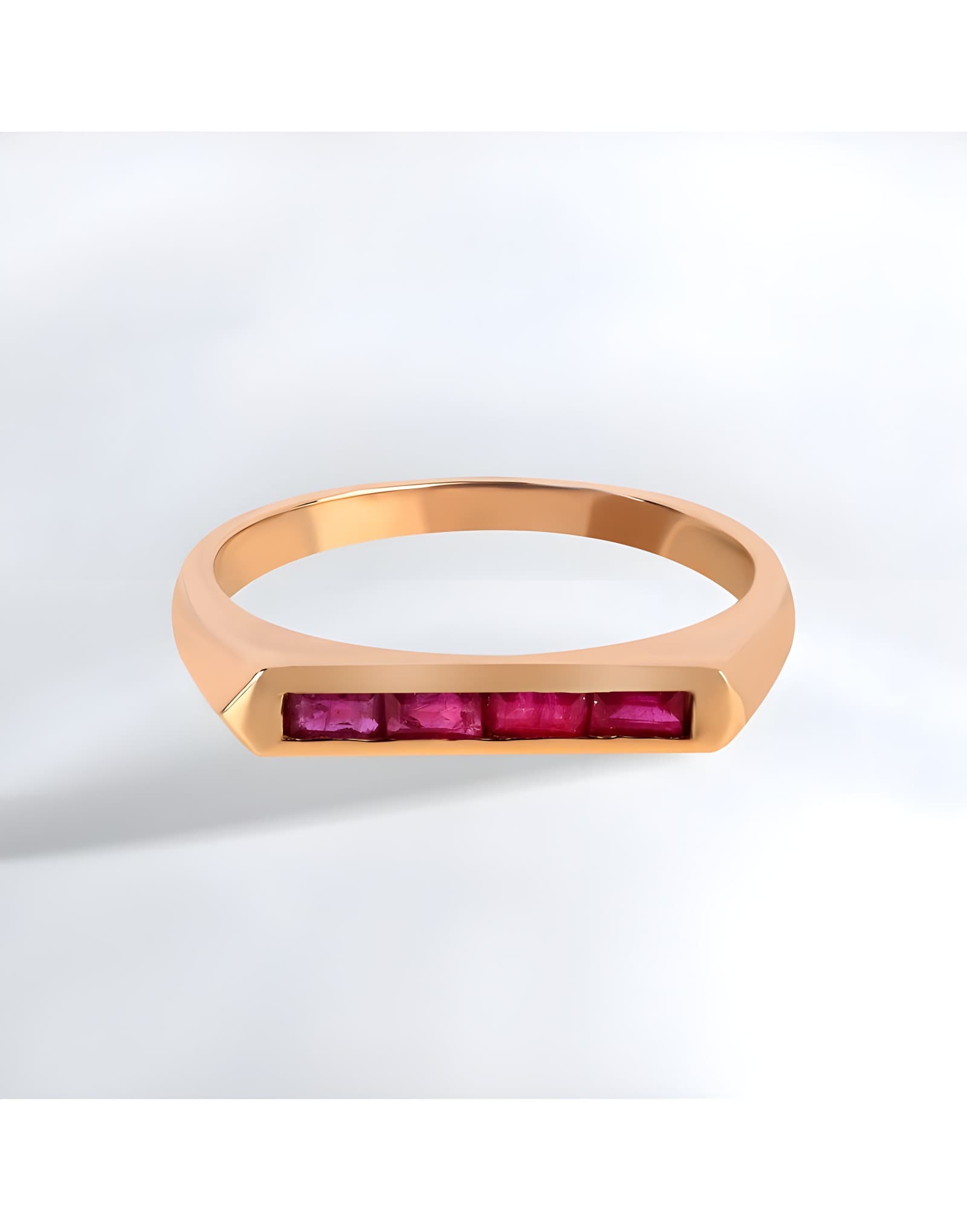 0.40ct Yakut Günlük Stil Yüzük