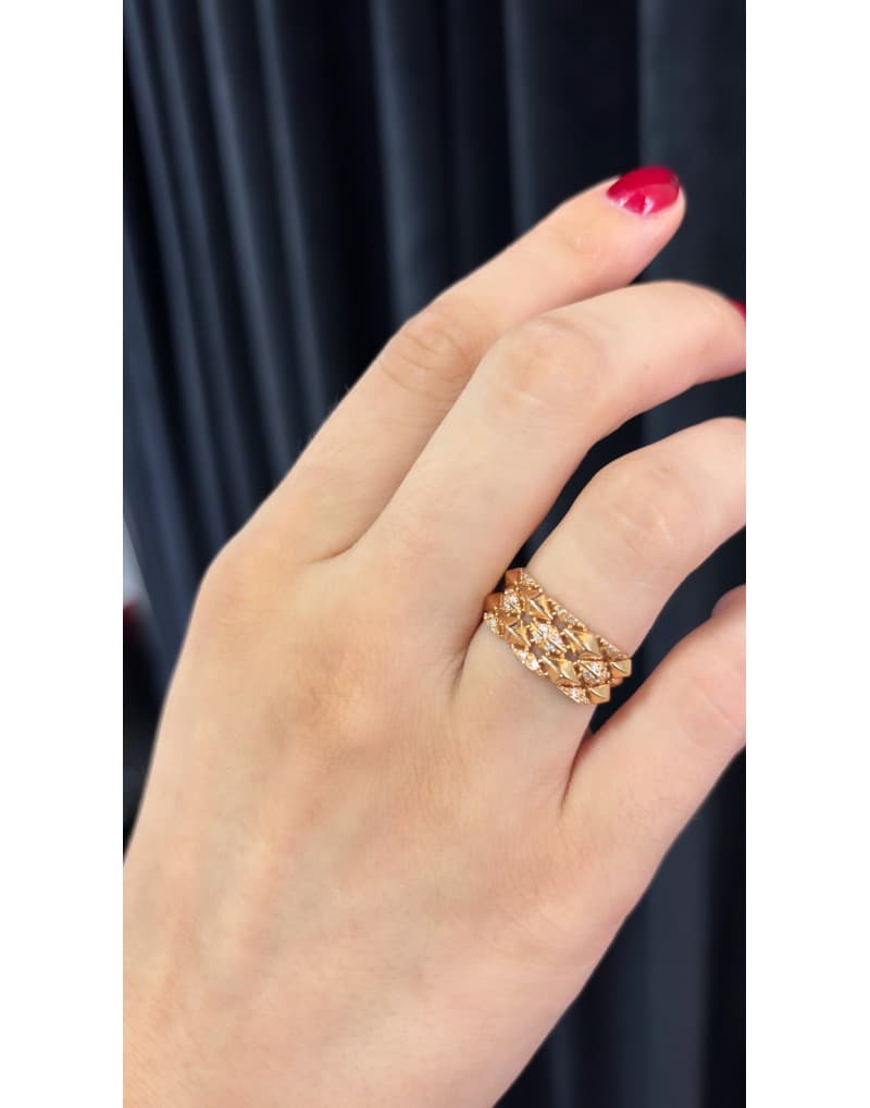 0.15ct Pırlantalı Altın Yüzük