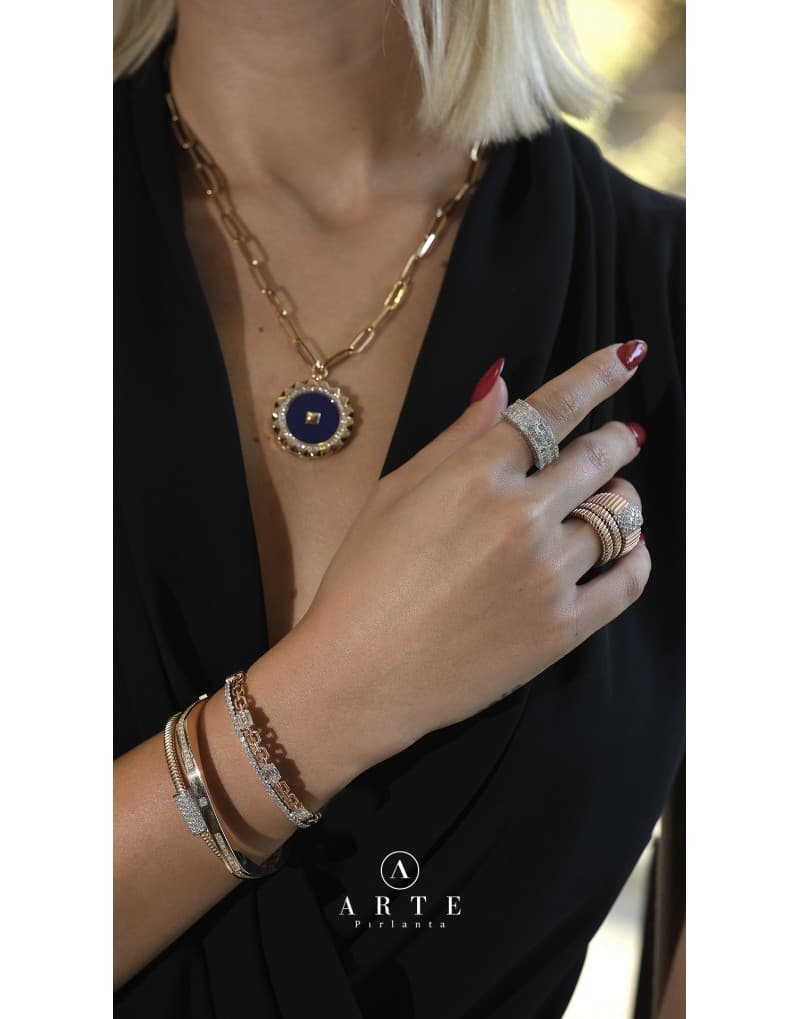 0.50ct Pırlantalı Altın Stil Kolye