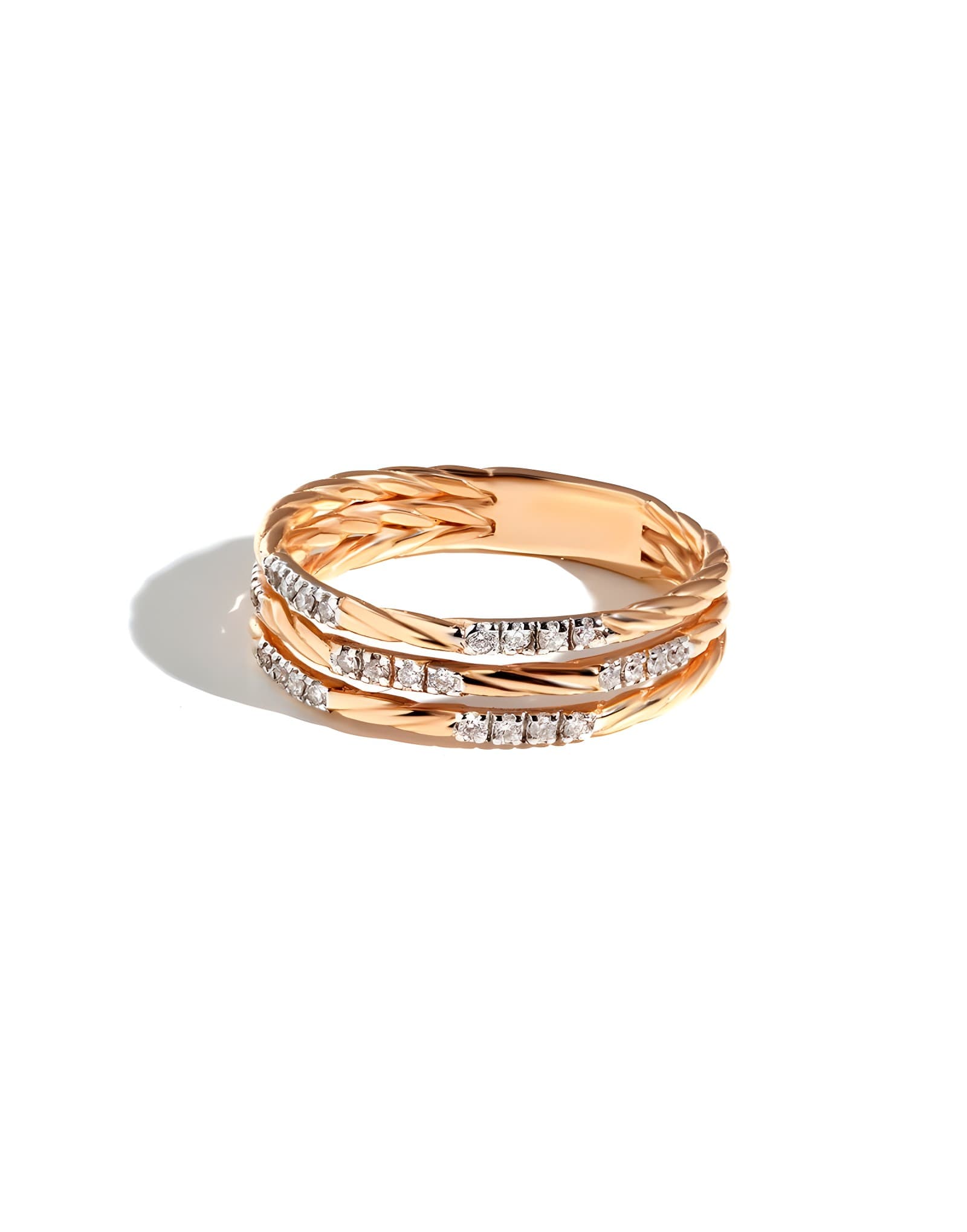 0.16ct F SI Pırlantalı Altın Yüzük