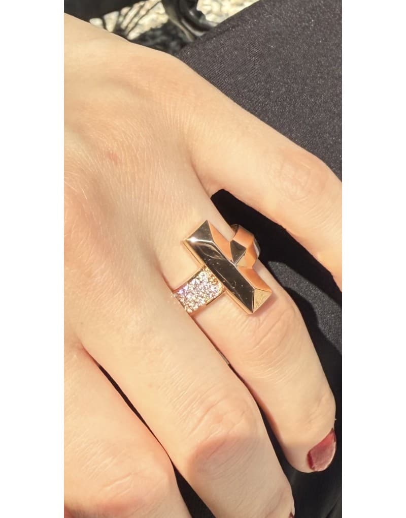 0,42ct F VS2 Pırlantalı Altın Yüzük