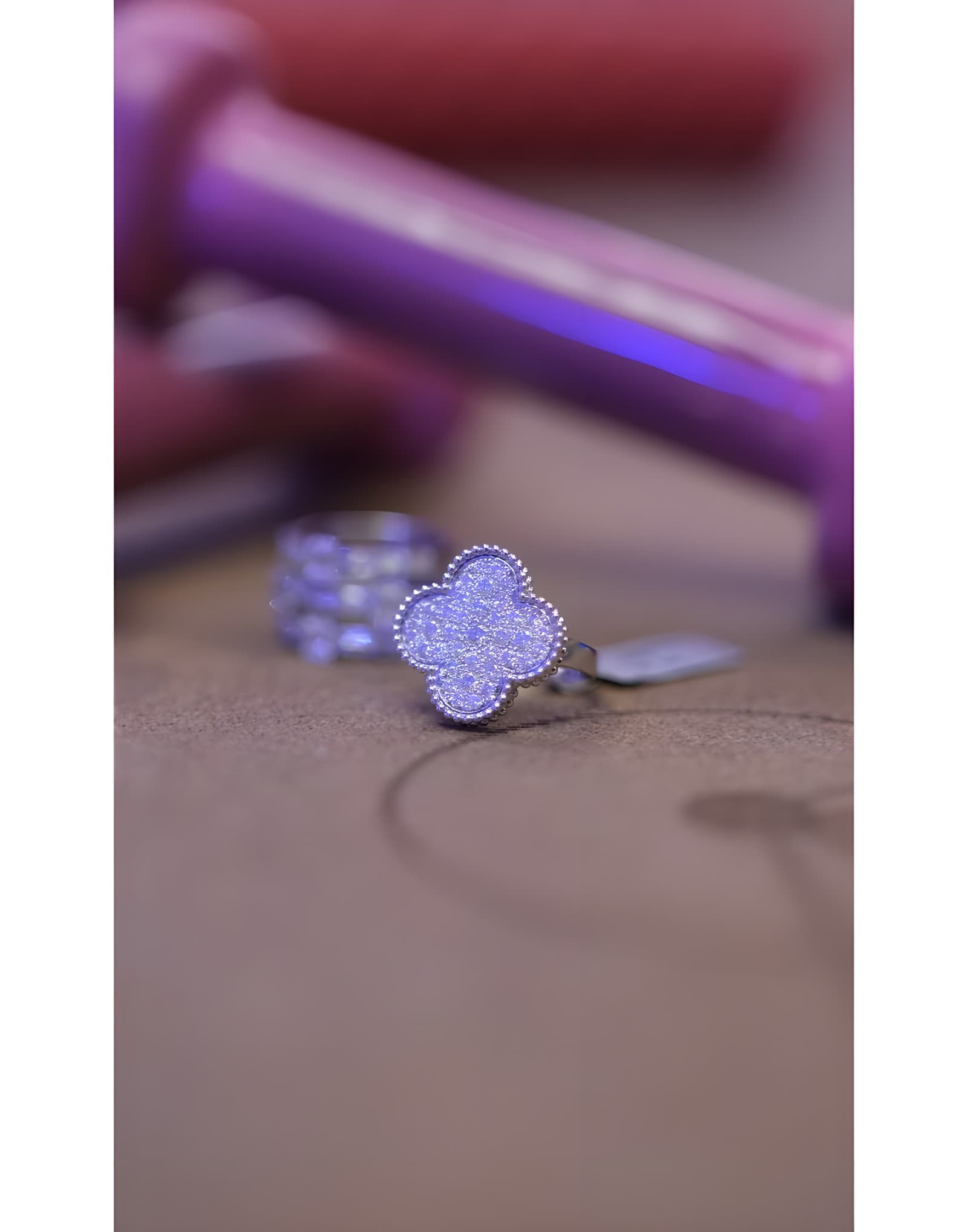 1,05ct F VS Pırlantalı Yonca Yüzük