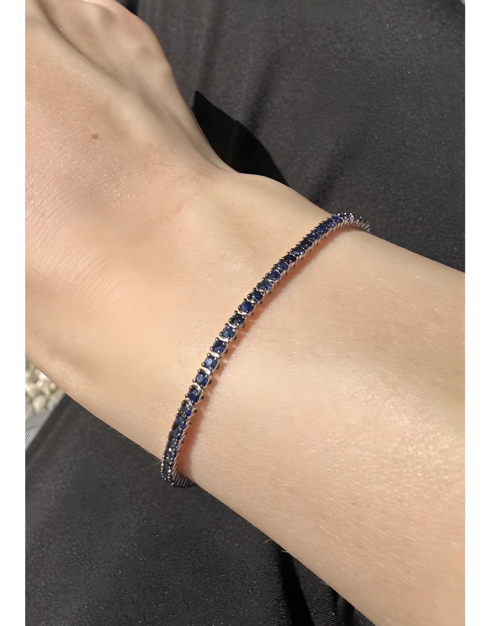 2,55ct Safir Taşlı Bileklik