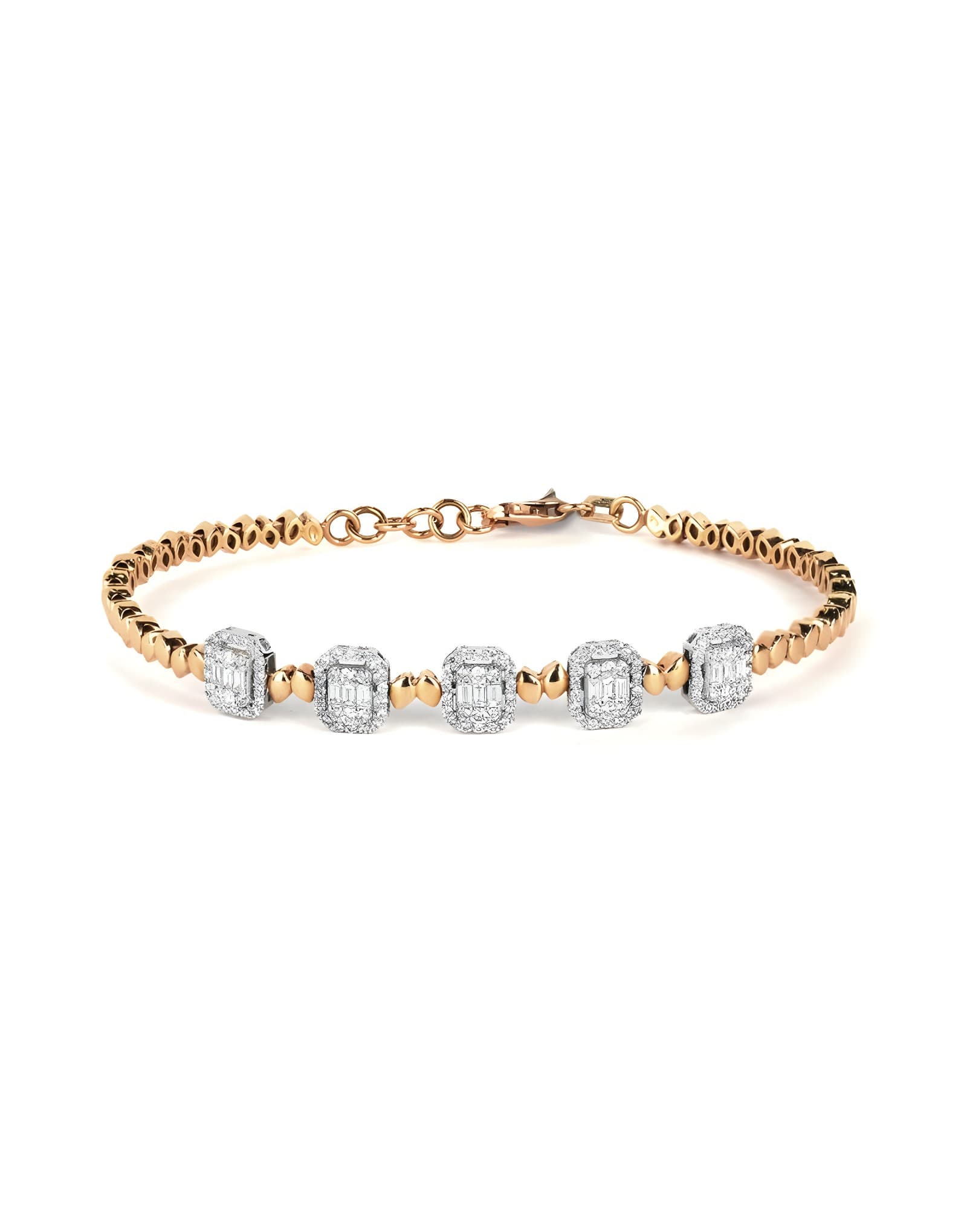 0,81ct G VS Pırlantalı Altın Bileklik