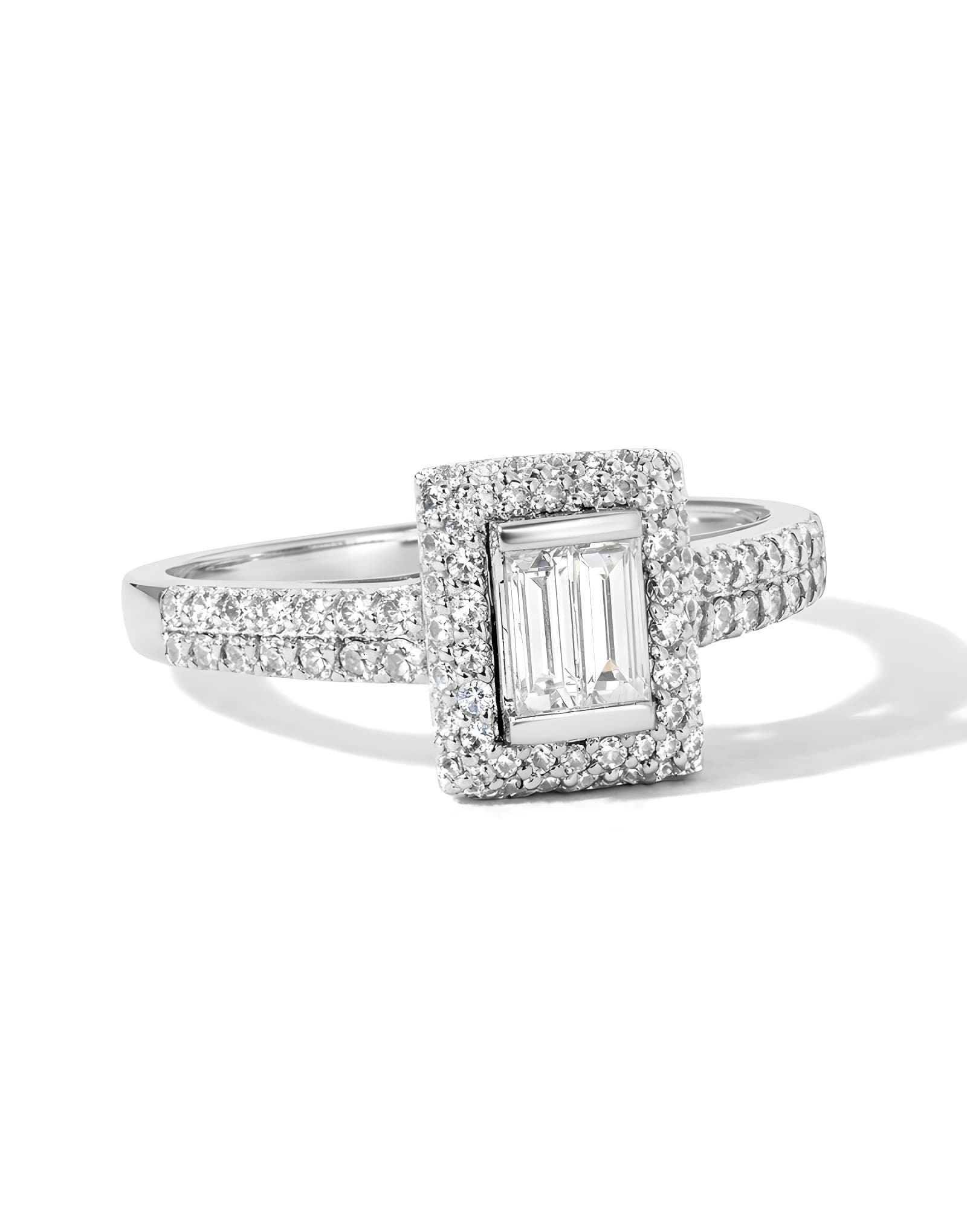 0.65ct F Vs Baget Pırlantalı Yüzük