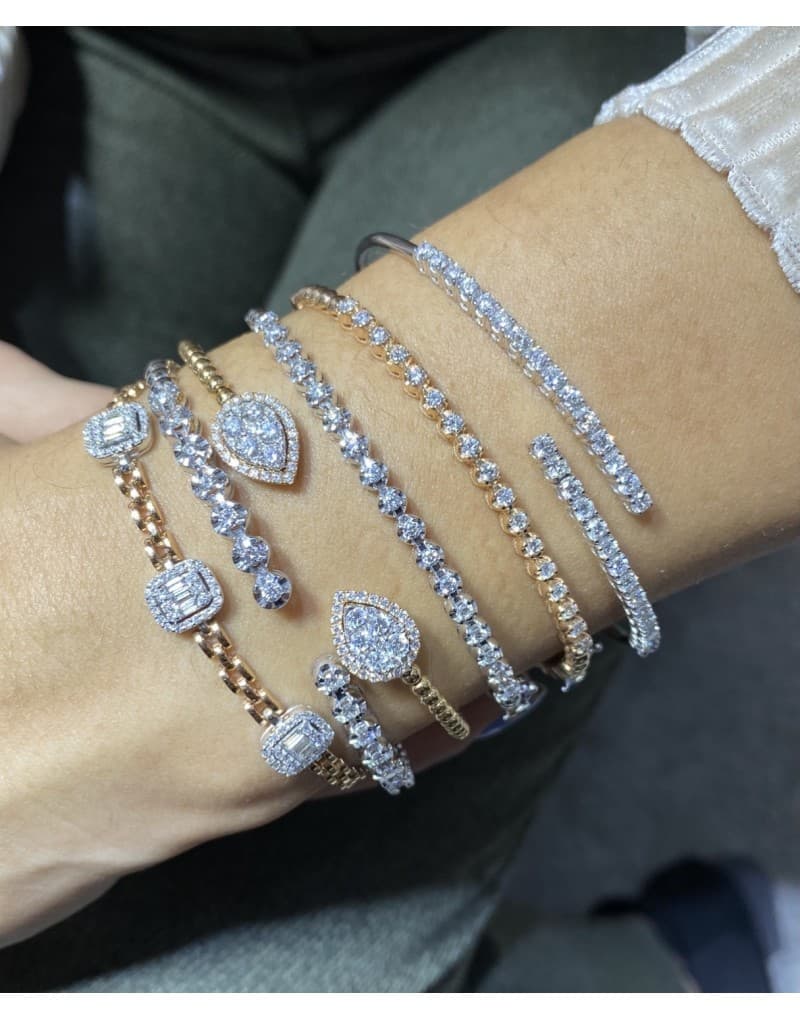 18K Pırlantalı Altın Stil Yüzük