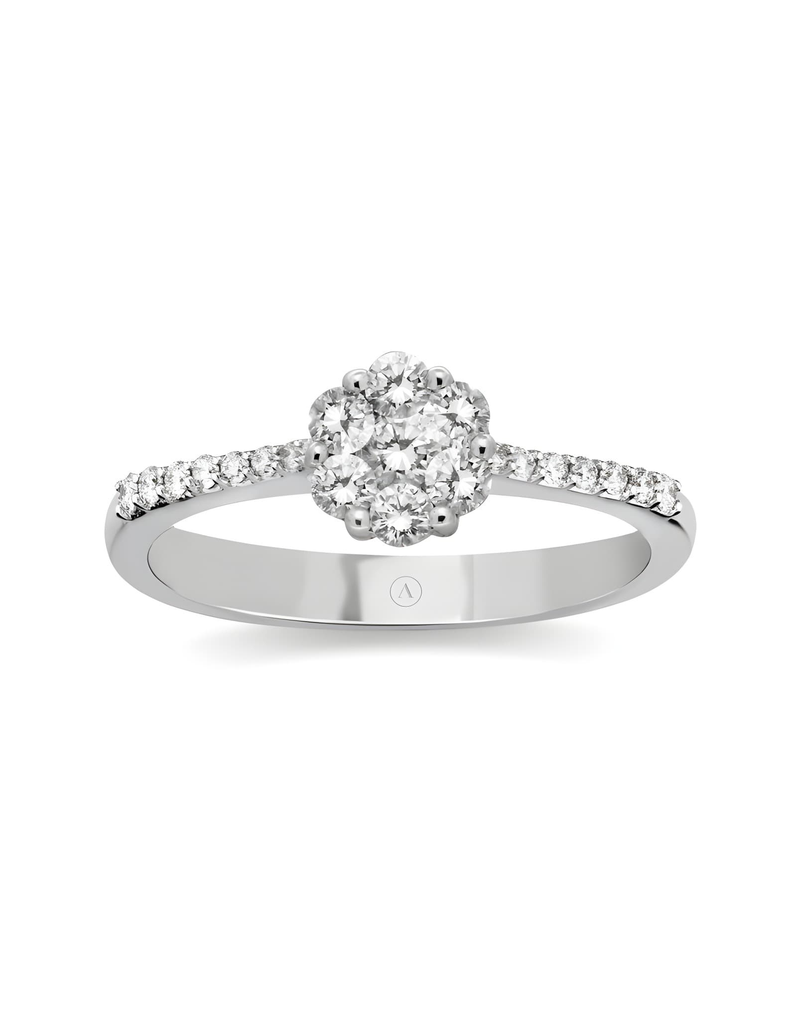 0.33ct Pırlanta Çiçek Yüzük