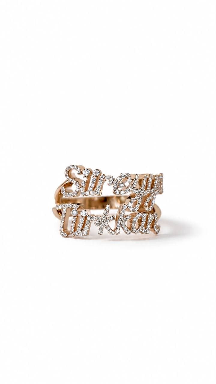 İsimli Yüzük gerçek ürün fotoğrafı