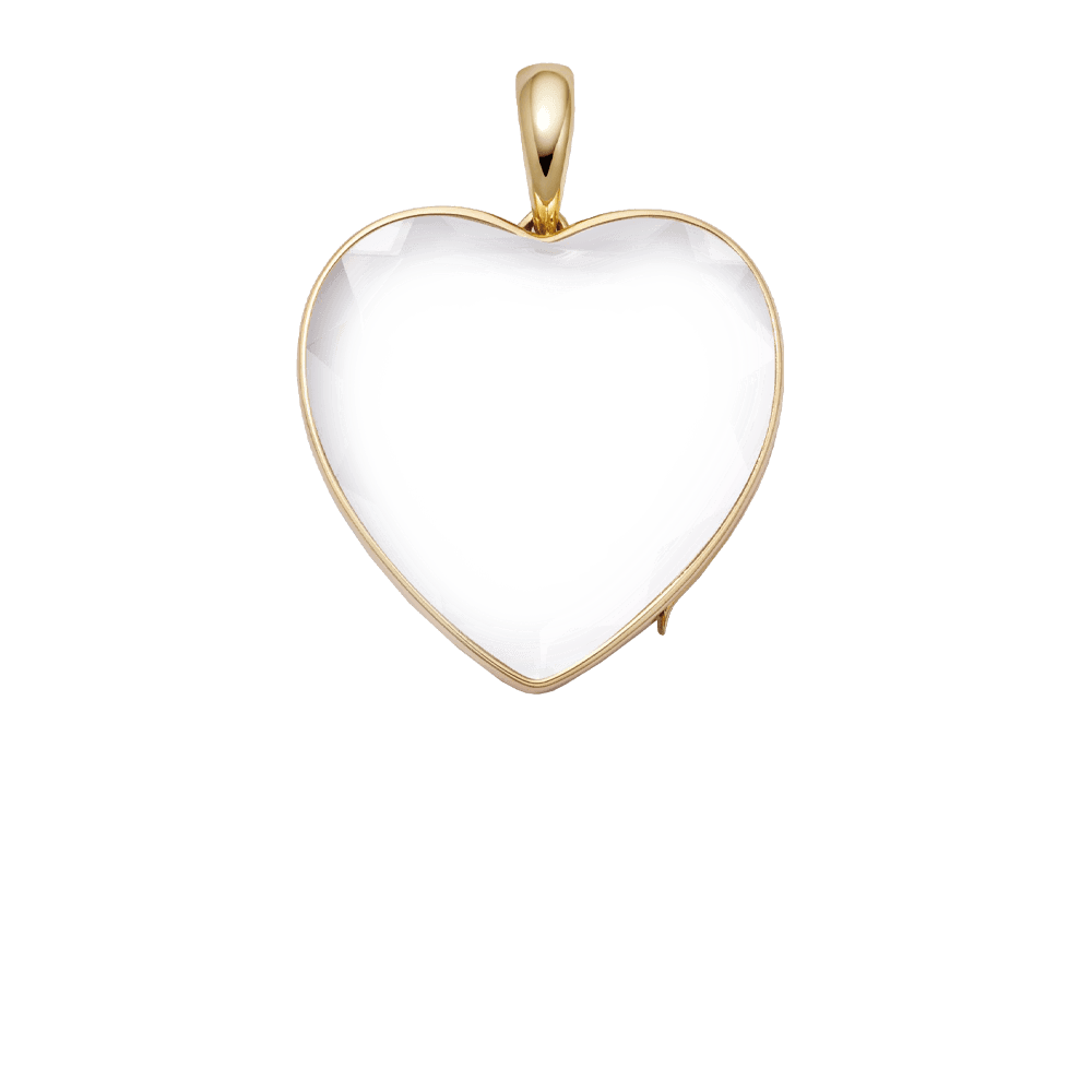 Cam kalp madalyon